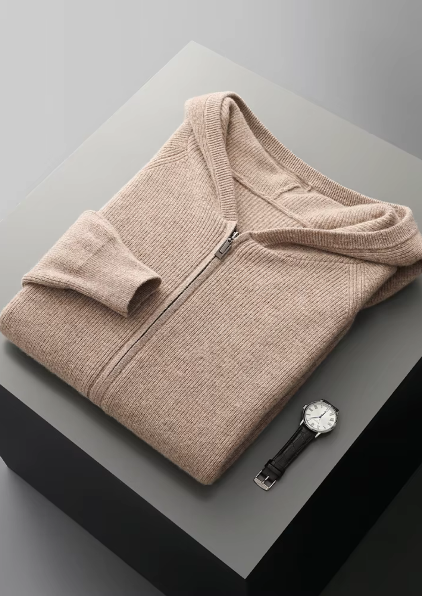 SIGNATURE MERIFIELD™ RIBBED ZIP HOODIE