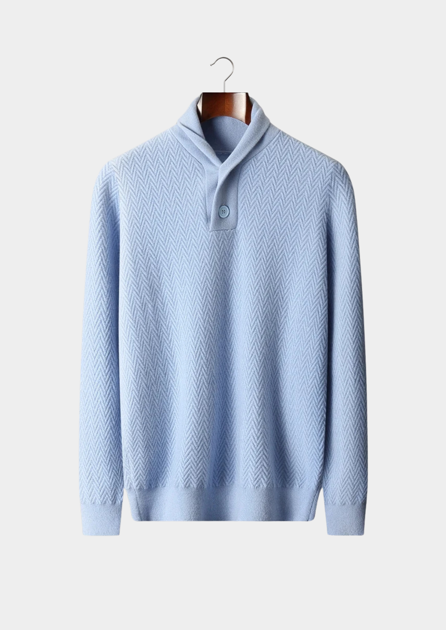 MAISON CASHCRAFT™ ZIGZAG BUTTON SWEATER