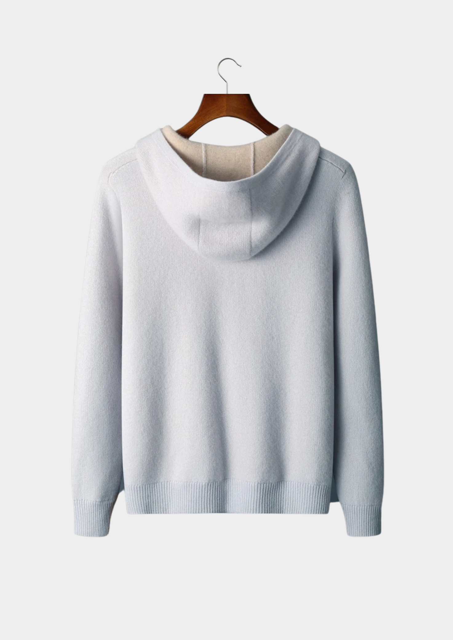 MAISON CASHCRAFT™ TWO -TONE ZIPPER HOODIE