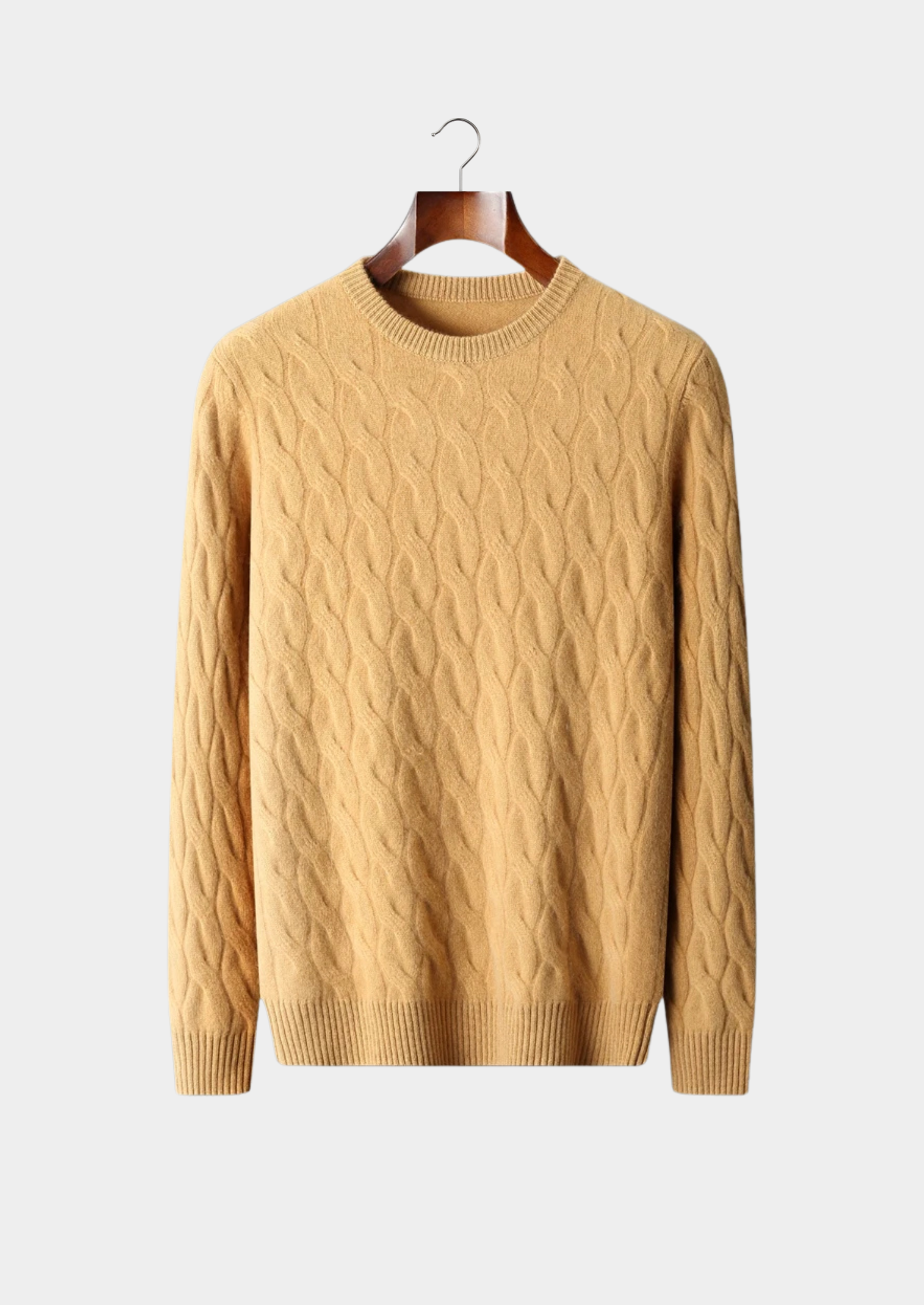 MAISON CASHCRAFT™ CABLE CREWNECK