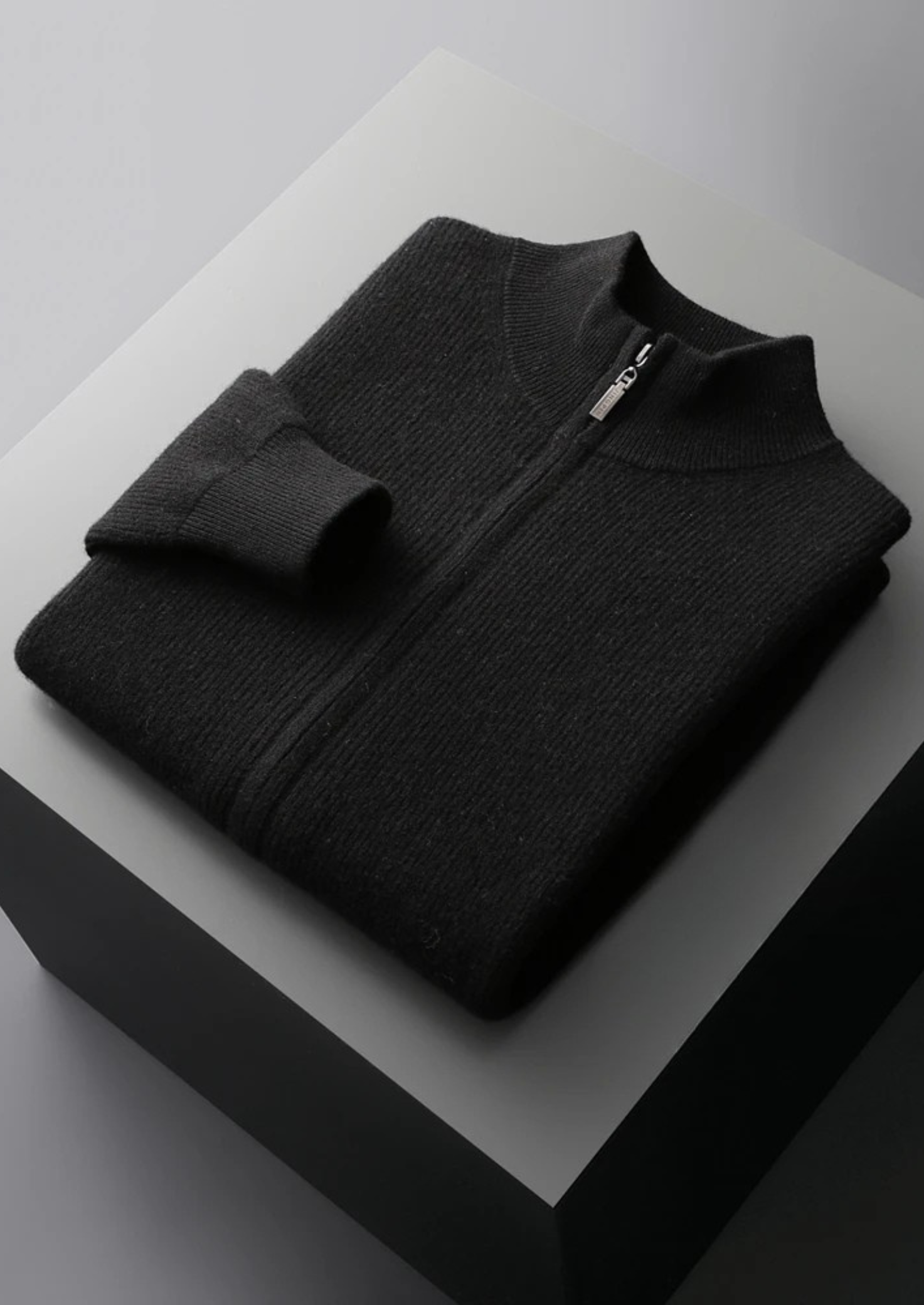 SIGNATURE MERIFIELD™ RIBBED ZIP CARDIGAN