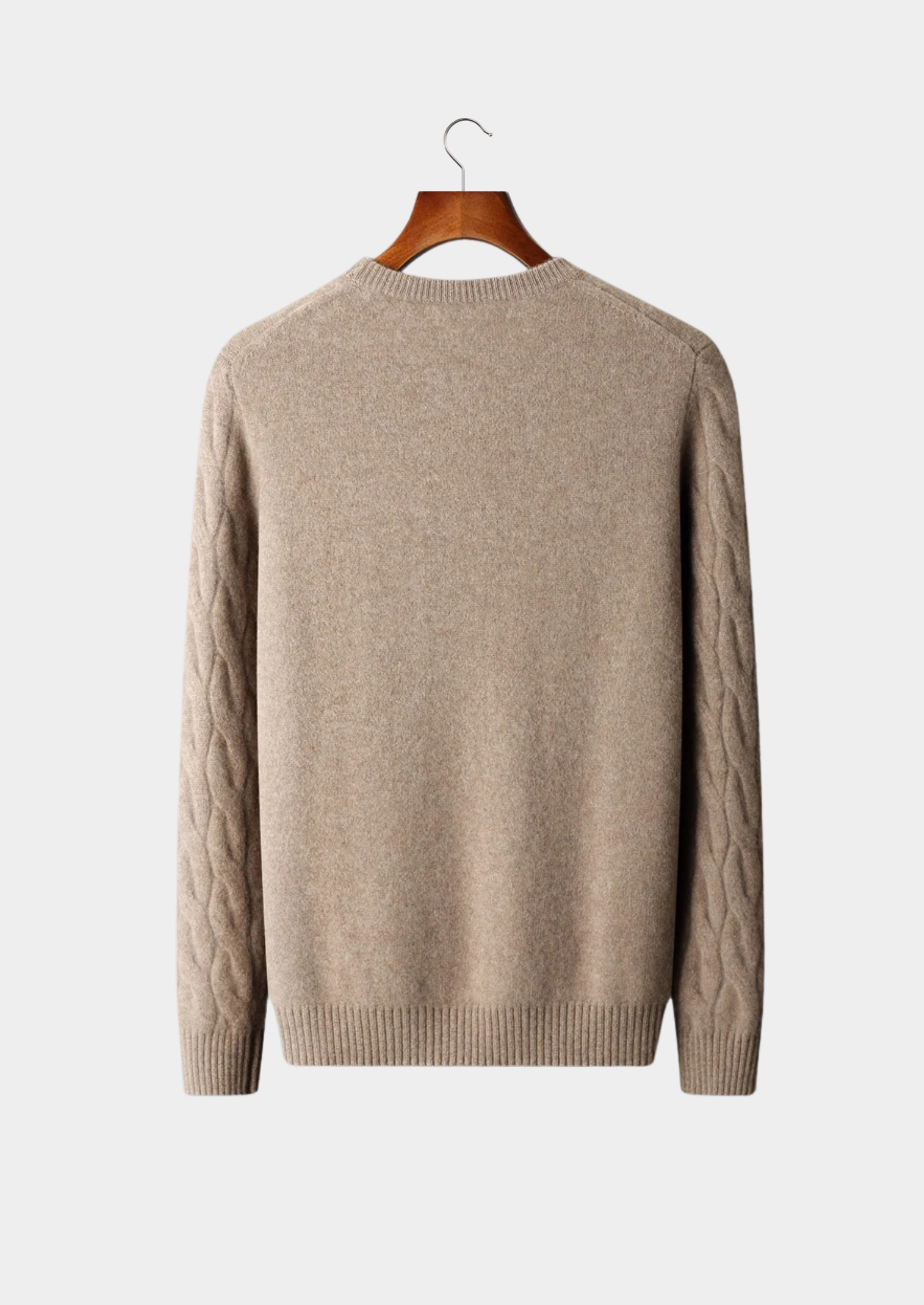 MAISON CASHCRAFT™ CABLE CREWNECK