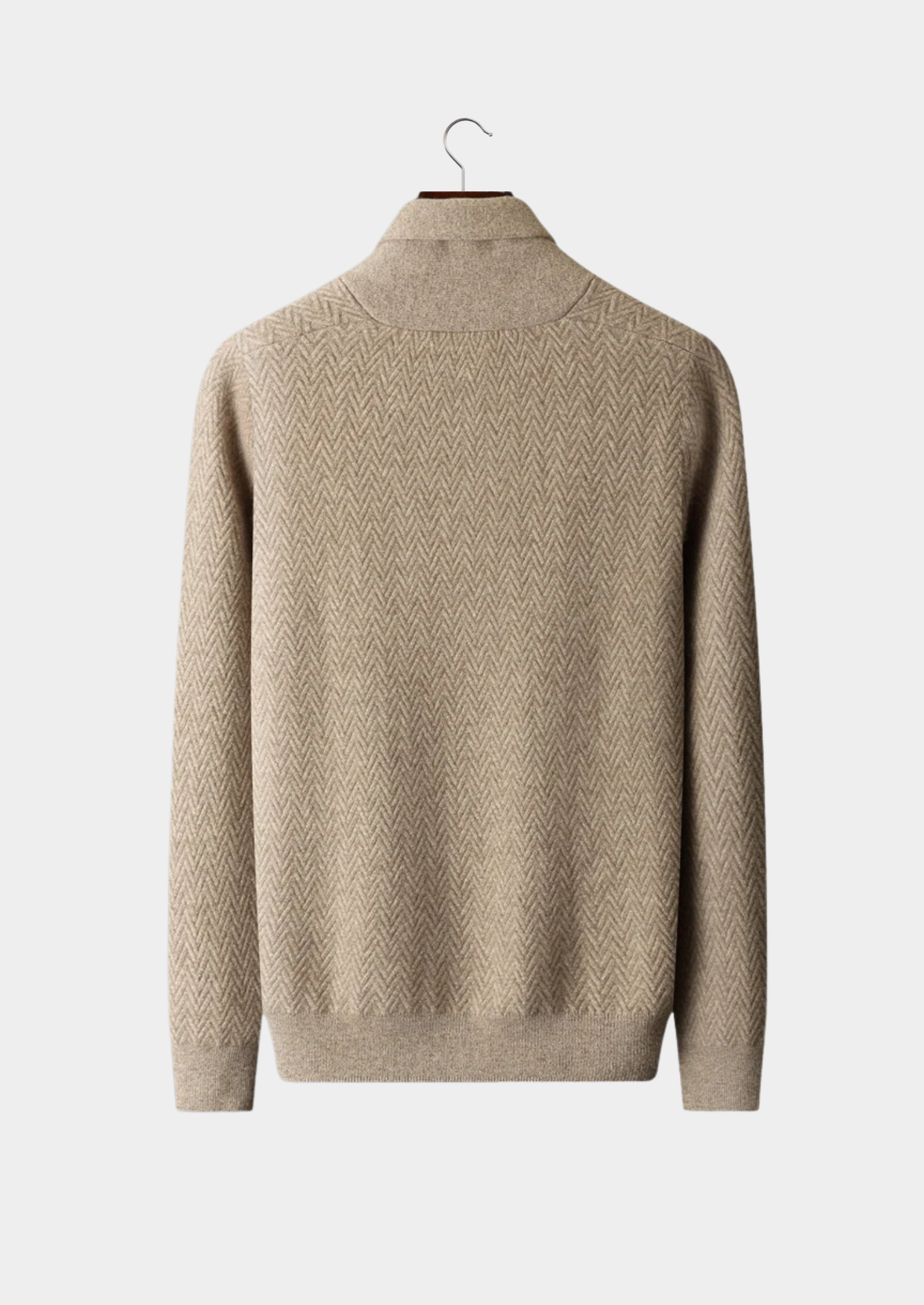 MAISON CASHCRAFT™ ZIGZAG BUTTON SWEATER