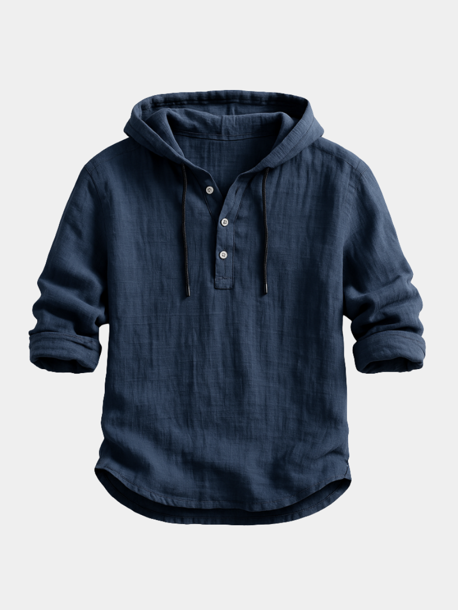Vincenzo Aureli™ | Camicia in Lino con Cappuccio