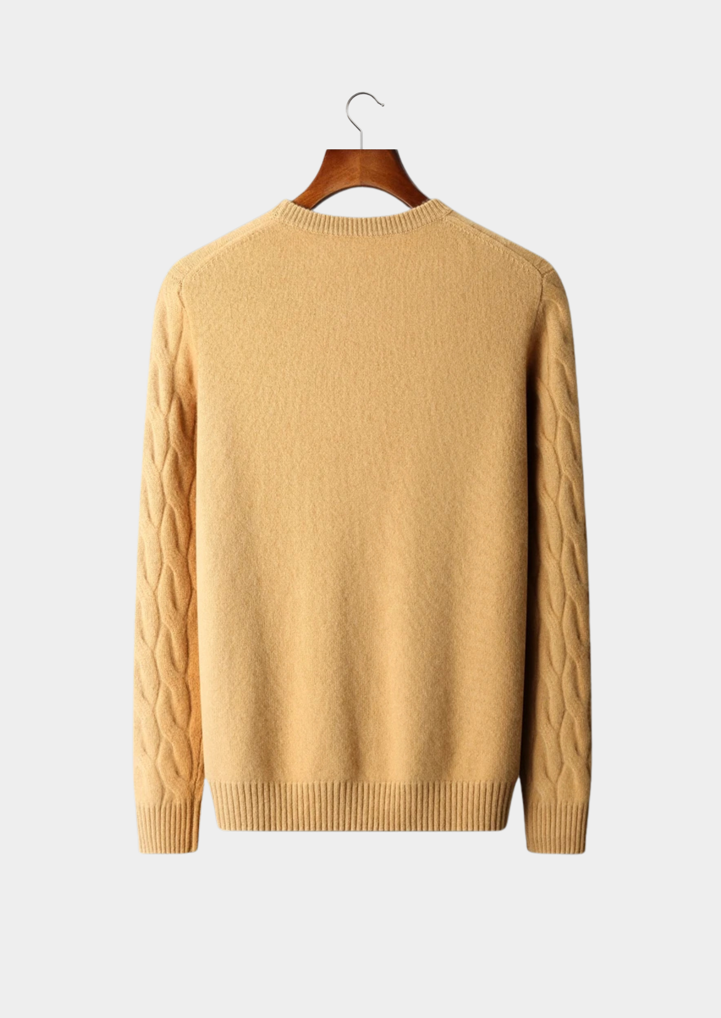 MAISON CASHCRAFT™ CABLE CREWNECK
