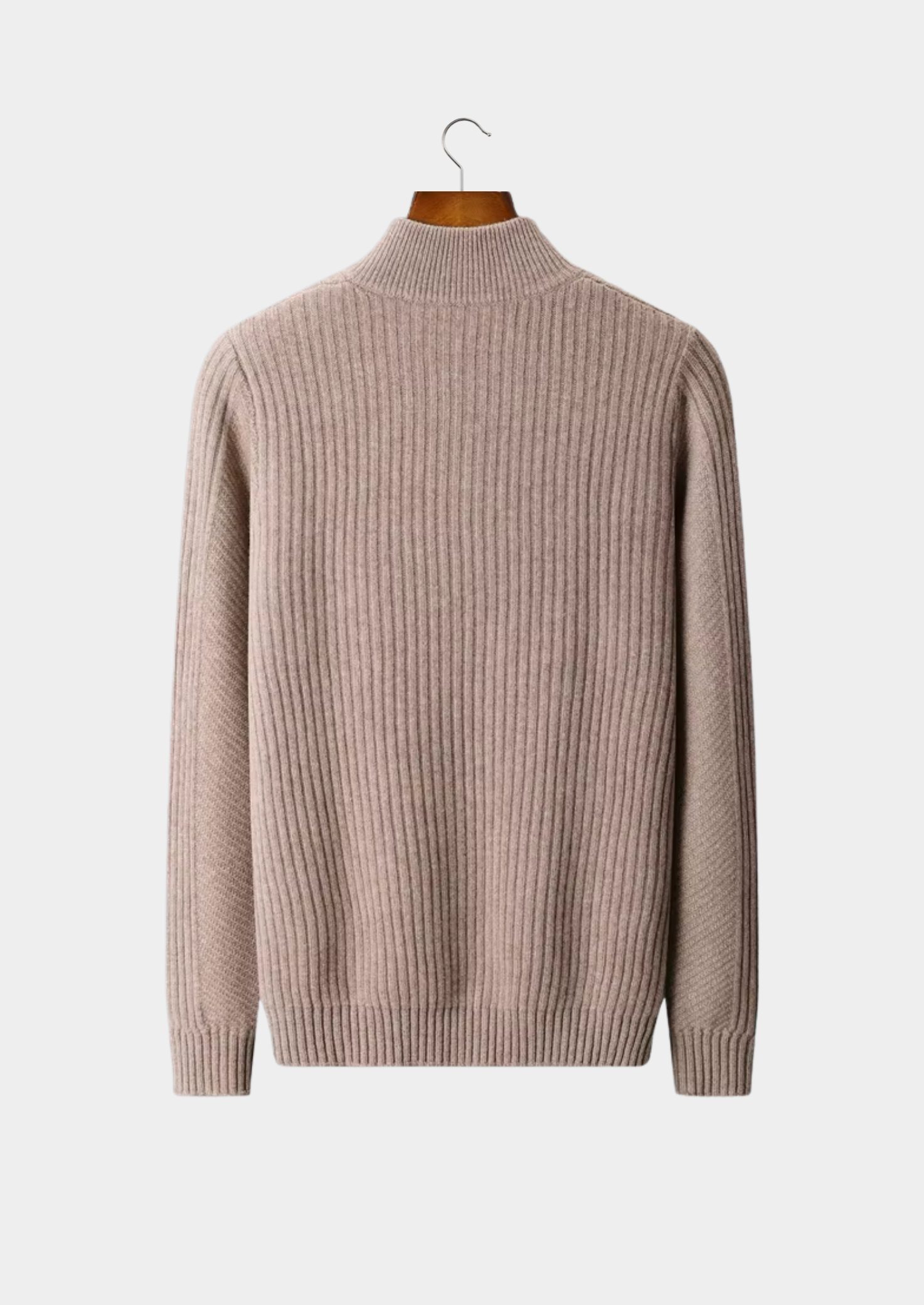 SIGNATURE MERIFIELD™ RIBBED HENLEY SWEATER