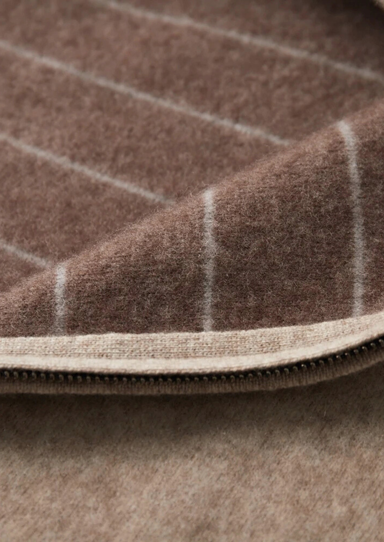 MAISON CASHCRAFT™ TWO TONE ZIP CARDIGAN