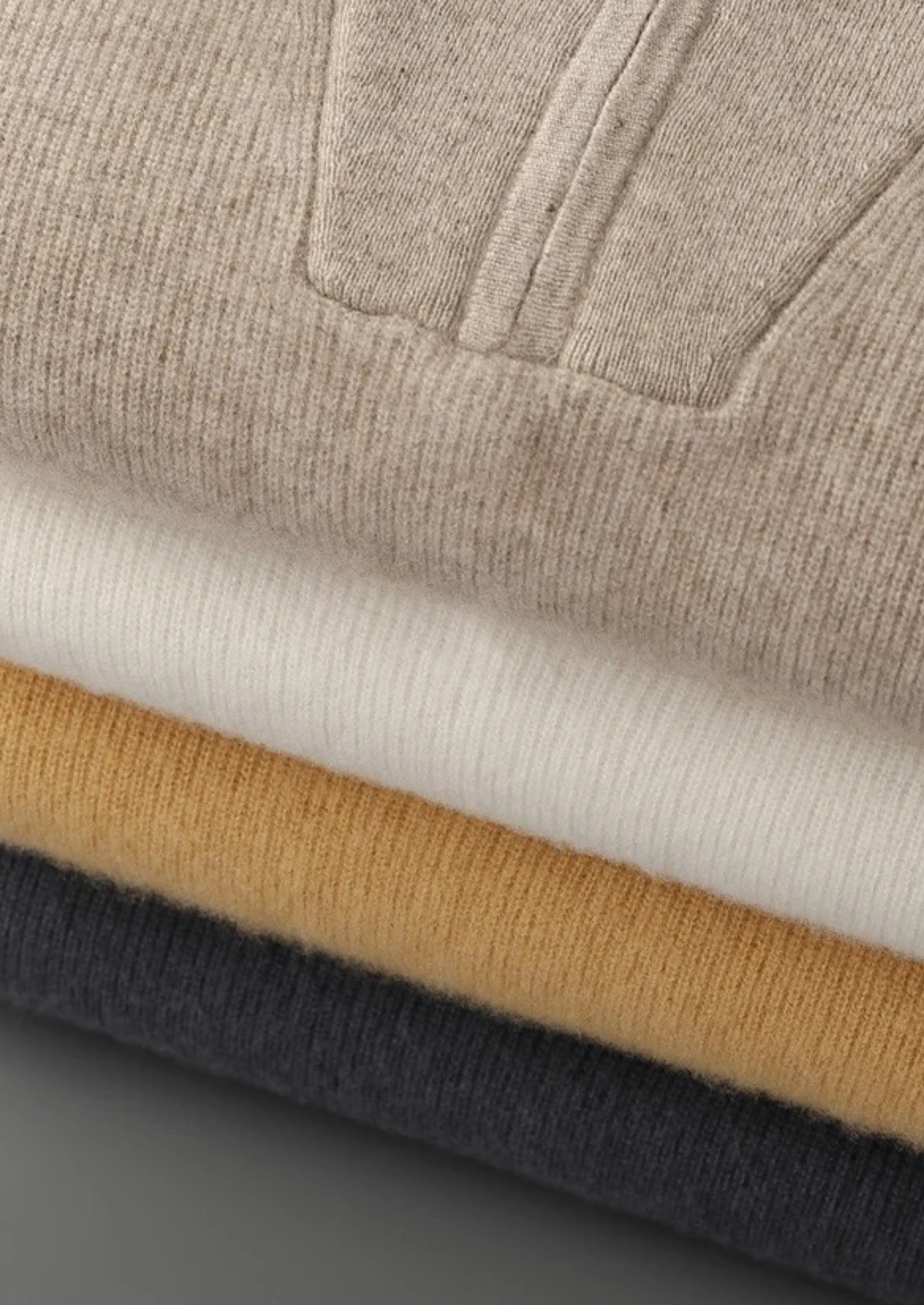 MAISON CASHCRAFT™ RIBBED HALF-ZIP SWEATER