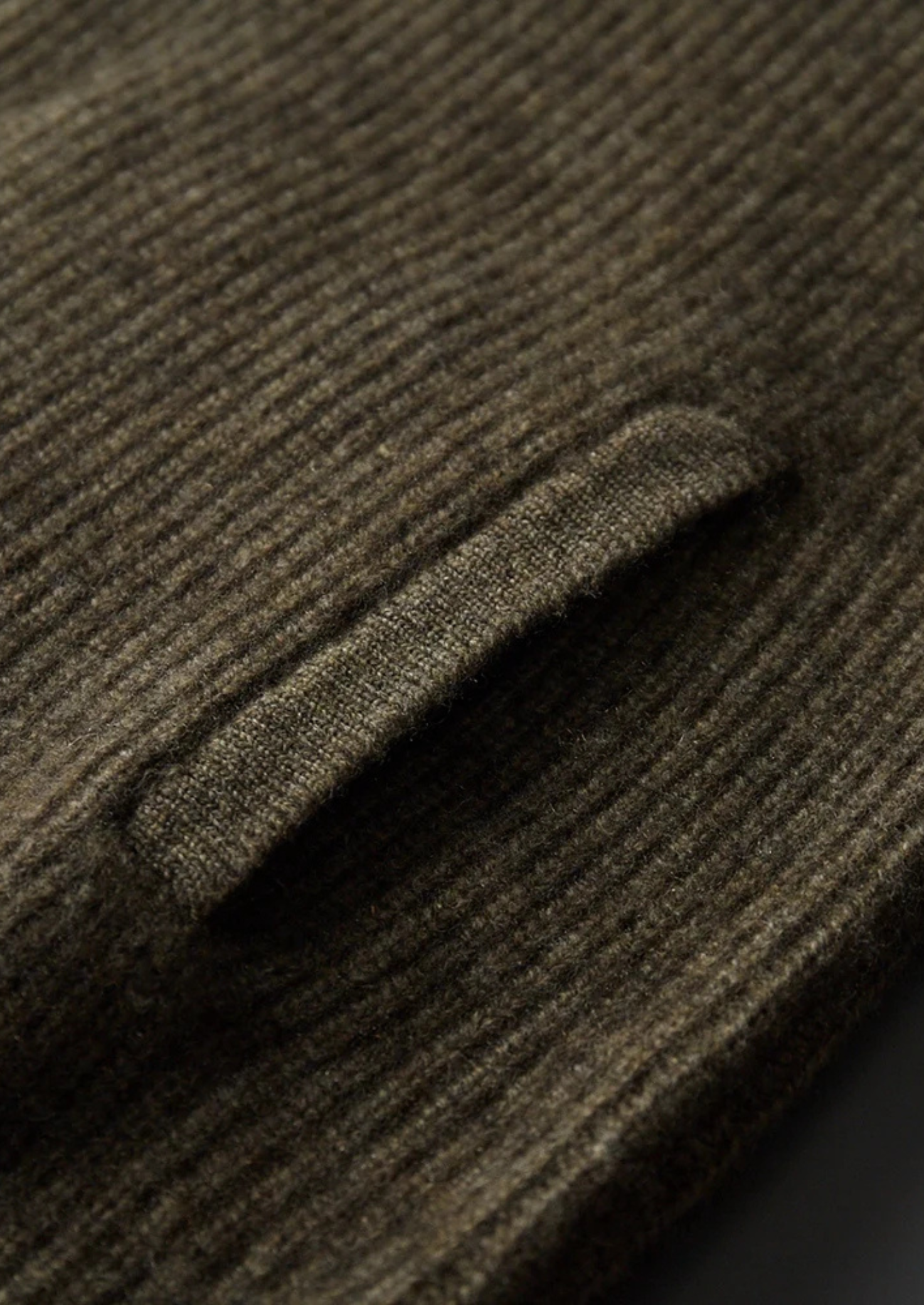 MAISON CASHCRAFT™ RIBBED HIGH COLLAR CARDIGAN