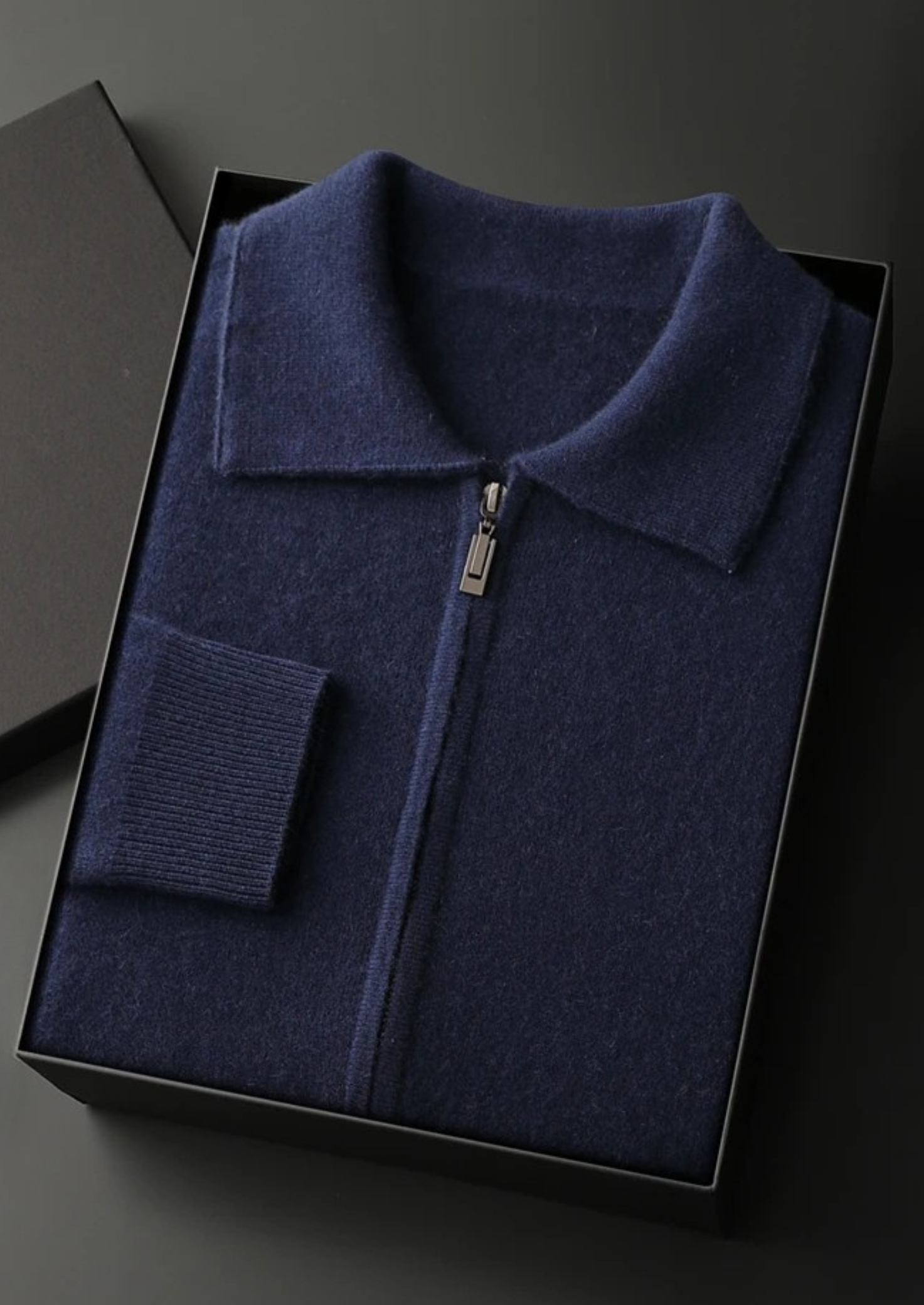 MAISON CASHCRAFT™ ZIP POLO CARDIGAN