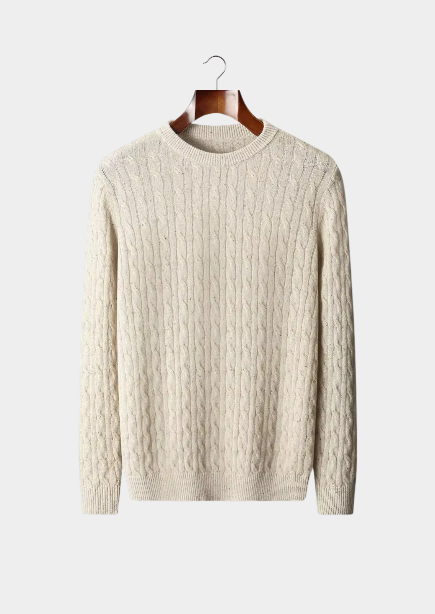 SIGNATURE MERIFIELD™ NEPPED CABLE CREWNECK