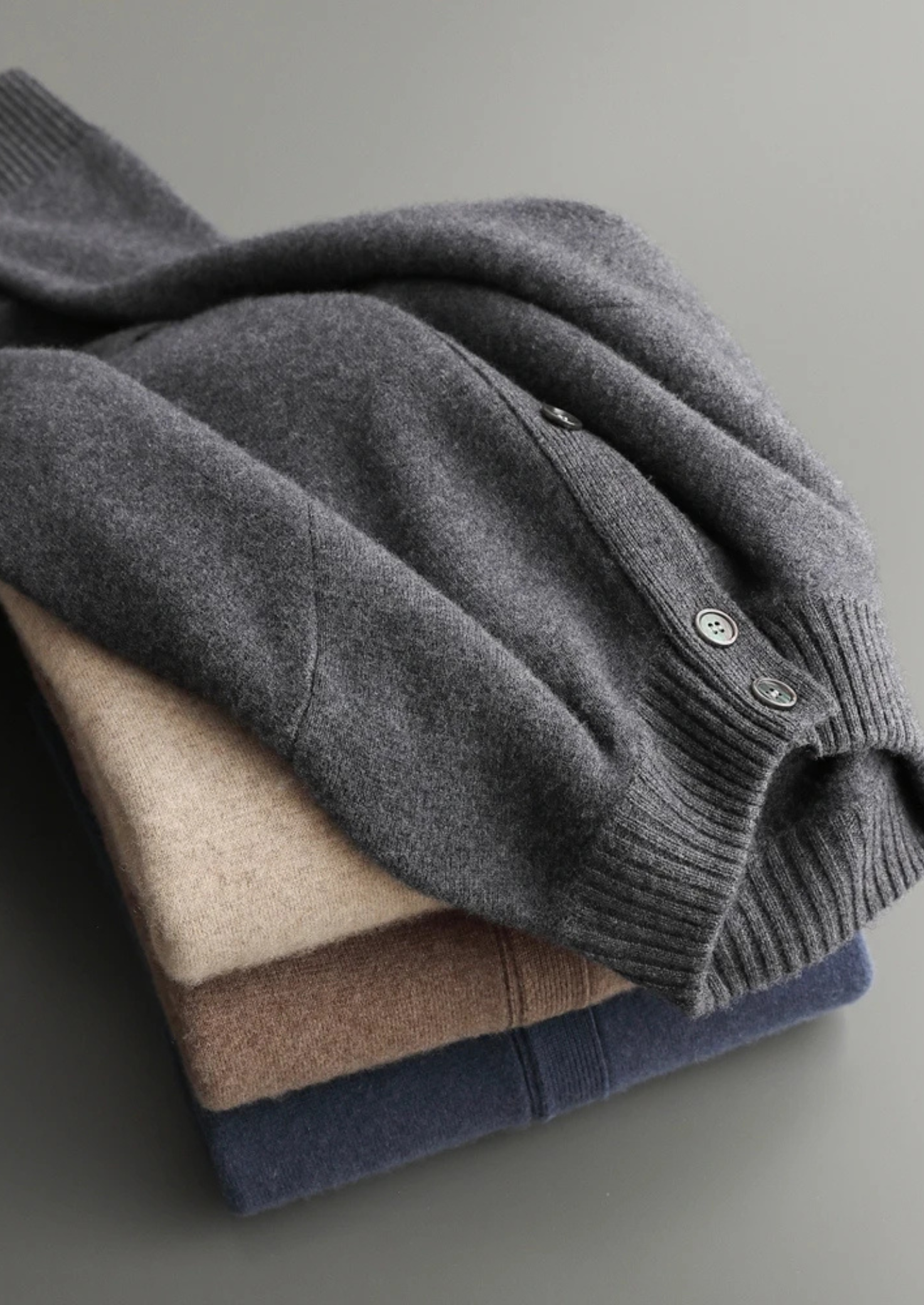 MAISON CASHCRAFT™ BUTTON CARDIGAN