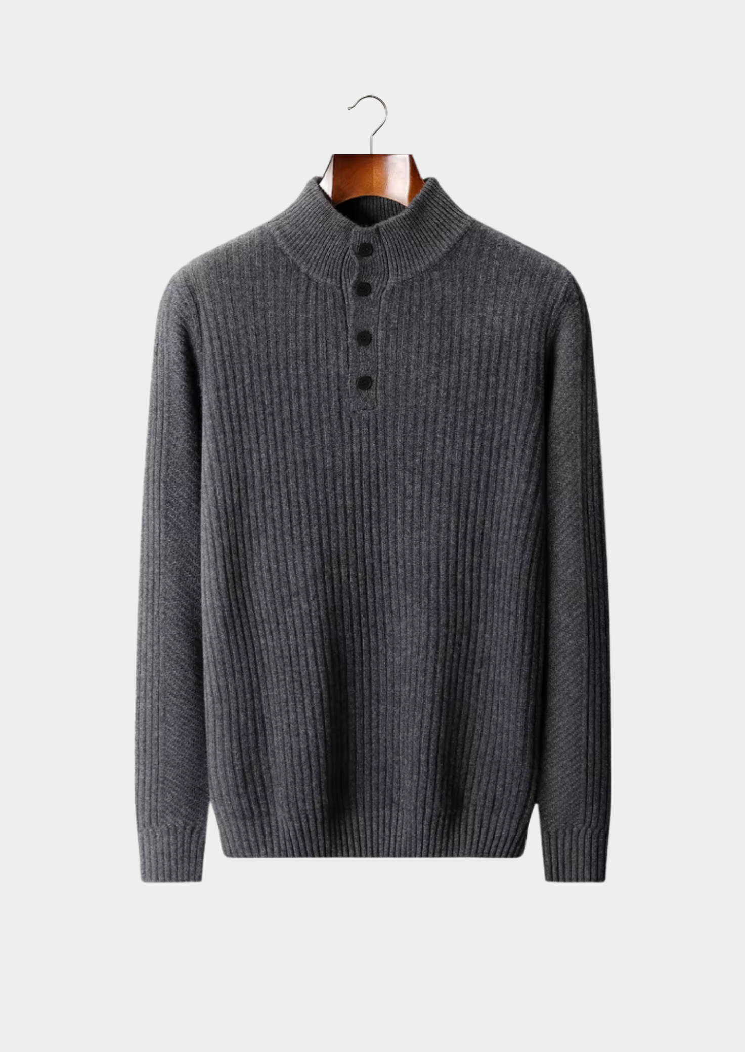 SIGNATURE MERIFIELD™ RIBBED HENLEY SWEATER