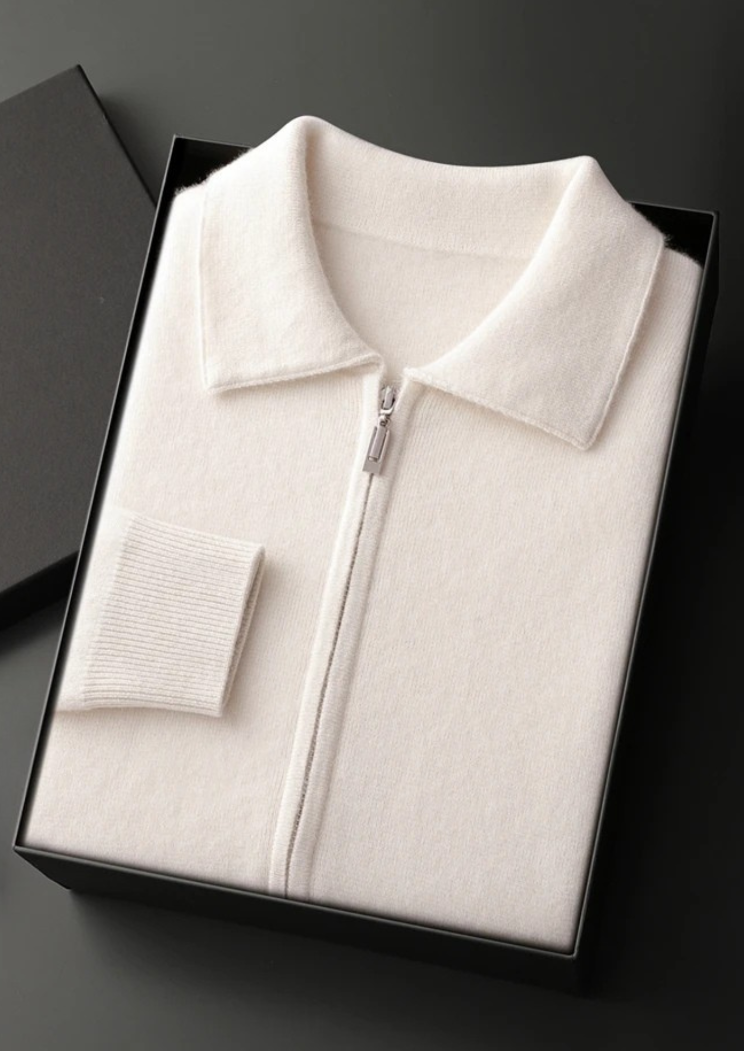 MAISON CASHCRAFT™ ZIP POLO CARDIGAN