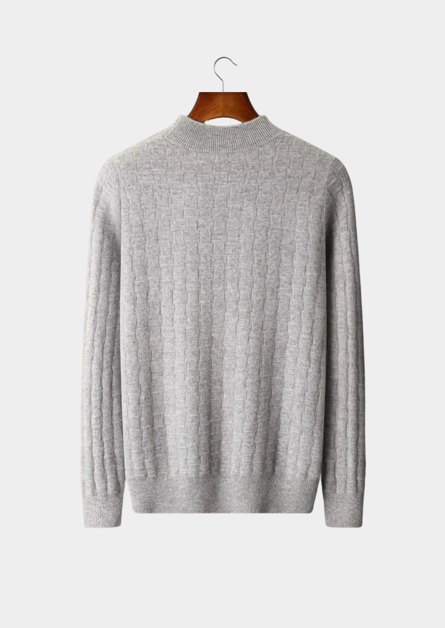 SIGNATURE MERIFIELD™ TEXTURED MOCKNECK