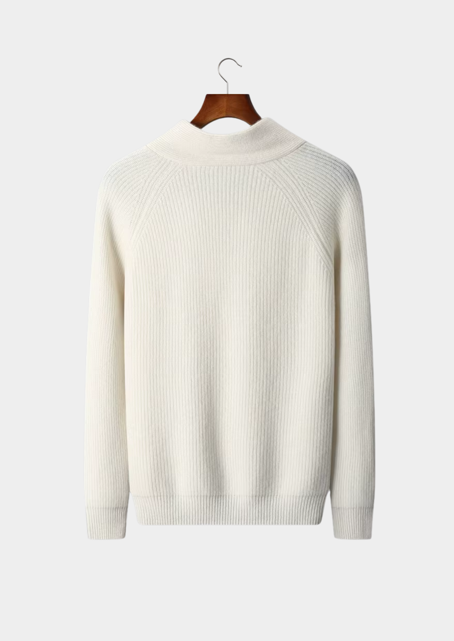MAISON CASHCRAFT™ RIBBED V-NECK SWEATER