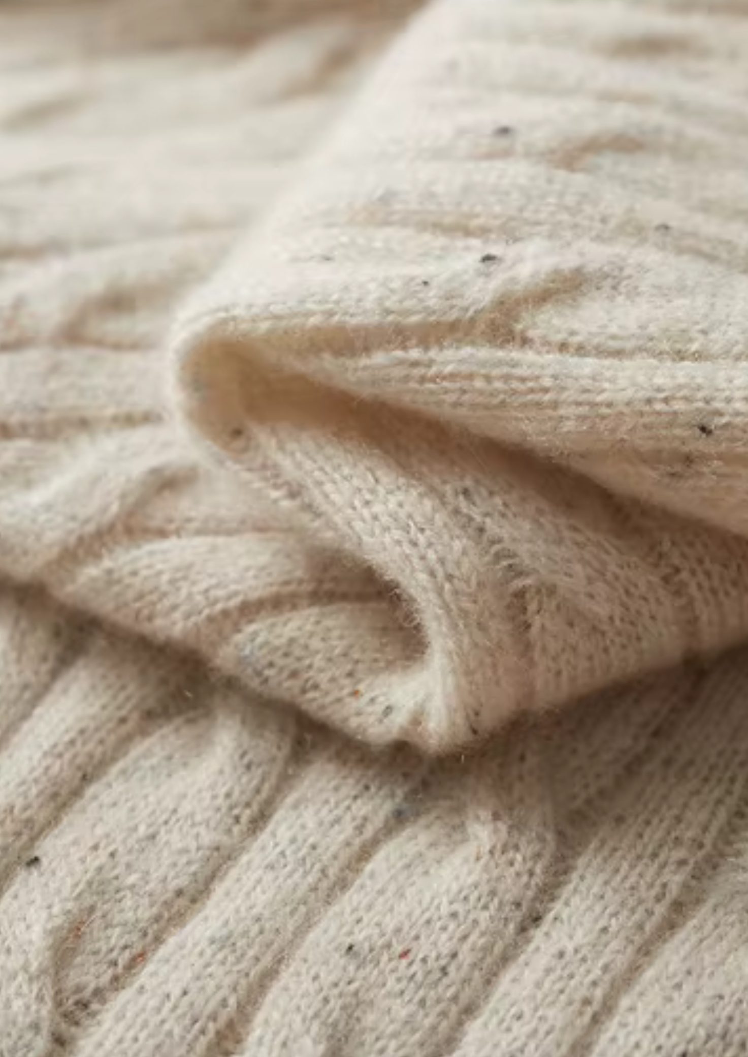 SIGNATURE MERIFIELD™ NEPPED CABLE CREWNECK
