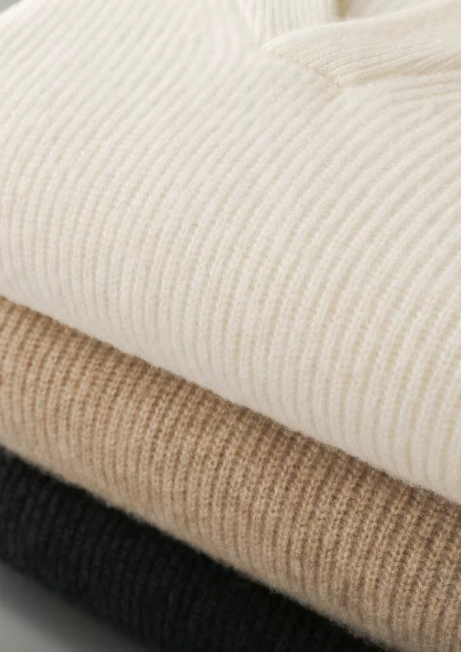 MAISON CASHCRAFT™ RIBBED V-NECK SWEATER