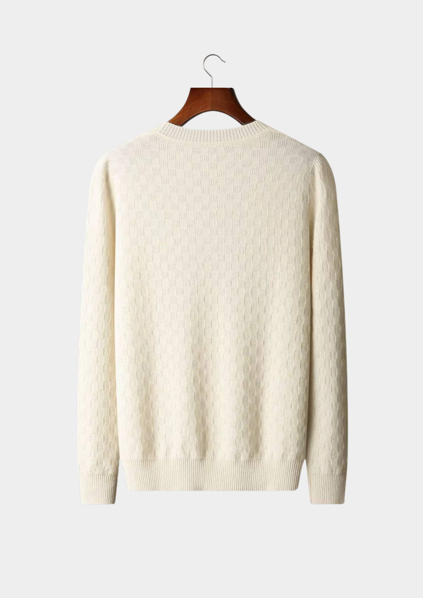MAISON CASHCRAFT™ TEXTURED CREWNECK