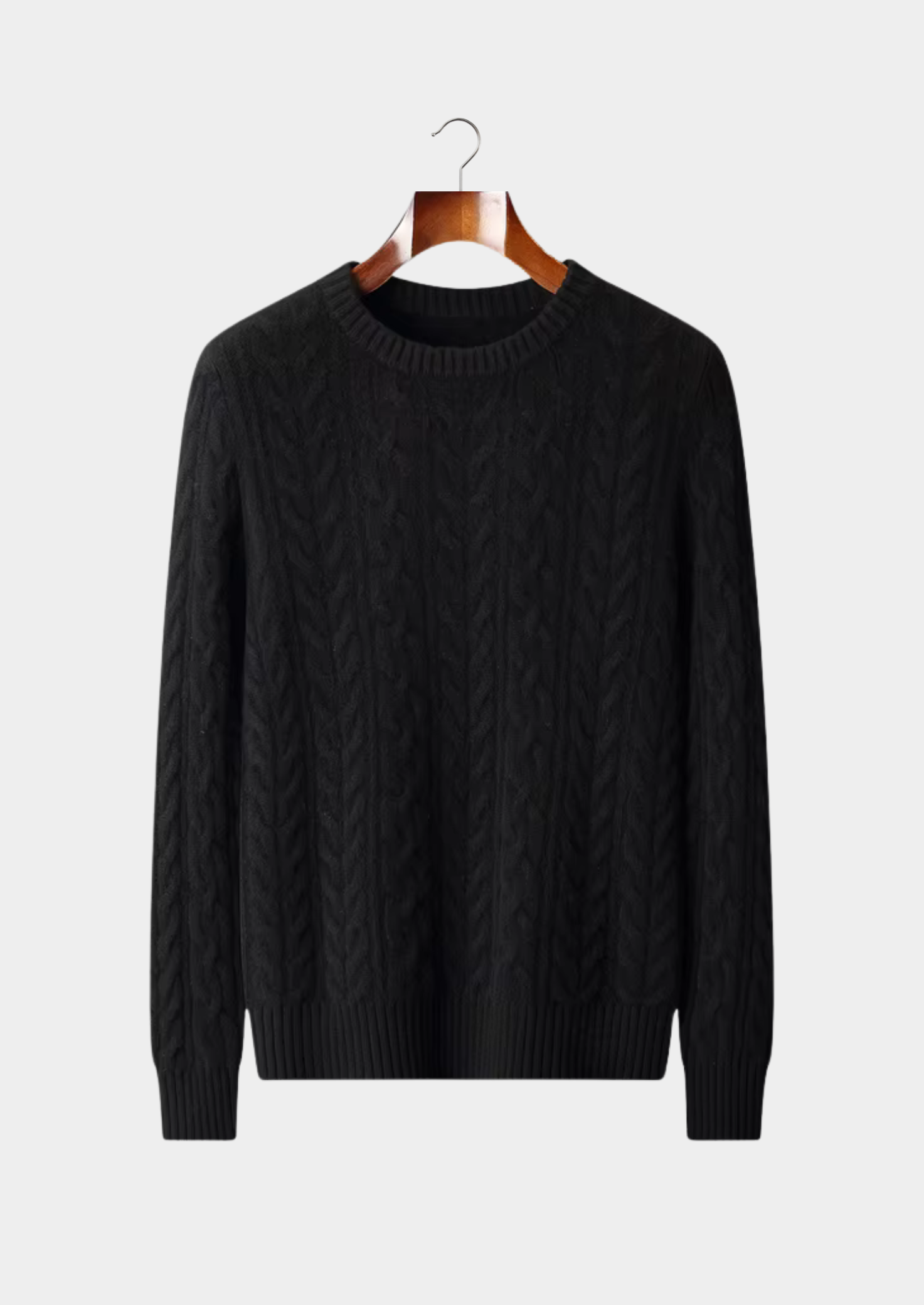 SIGNATURE MERIFIELD™ CABLE KNIT CREWNECK