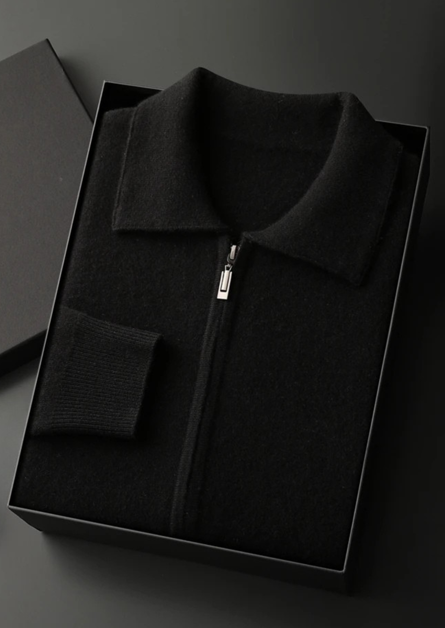 MAISON CASHCRAFT™ ZIP POLO CARDIGAN