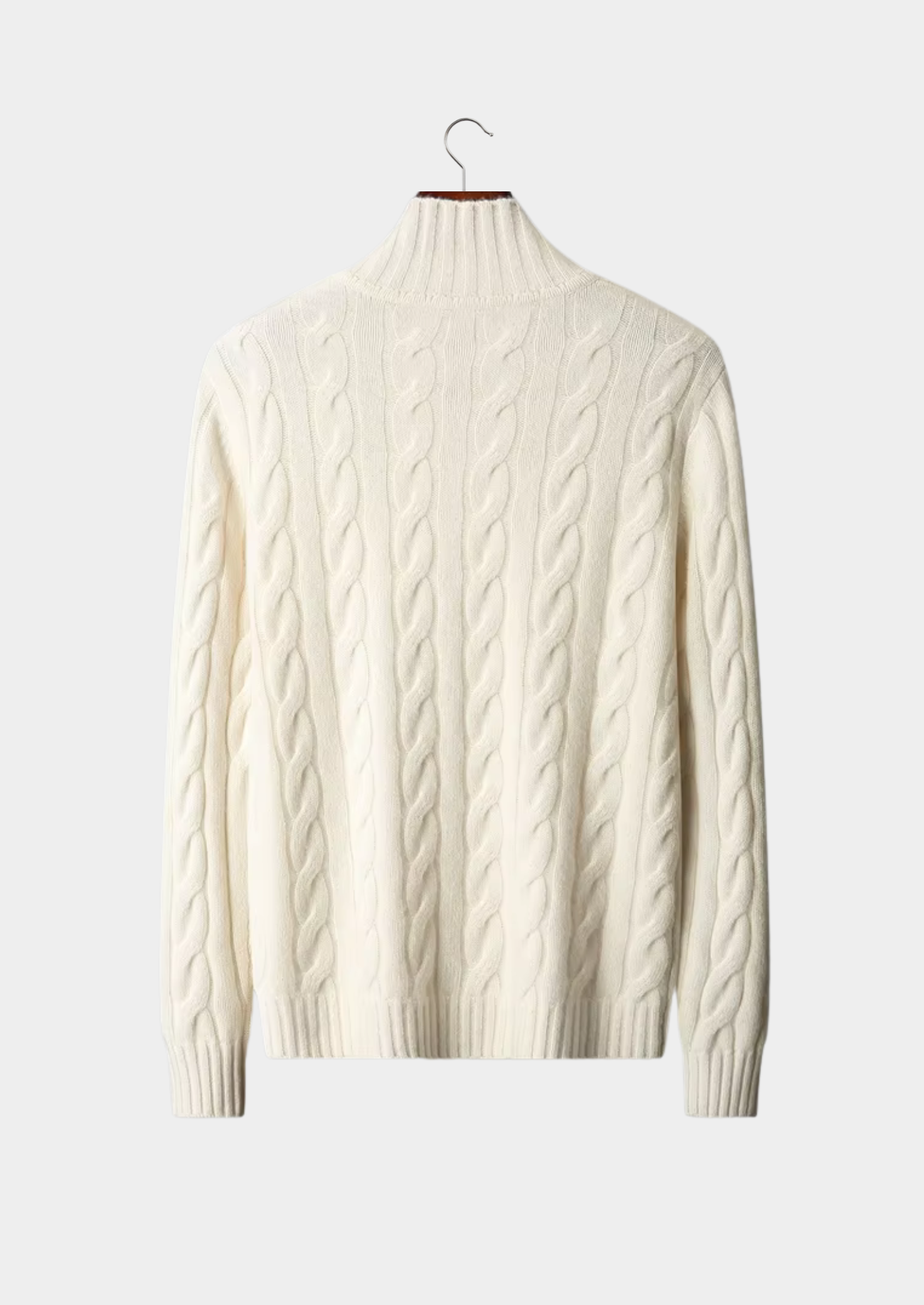 SIGNATURE MERIFIELD™ DUAL-ZIP CABLE CARDIGAN