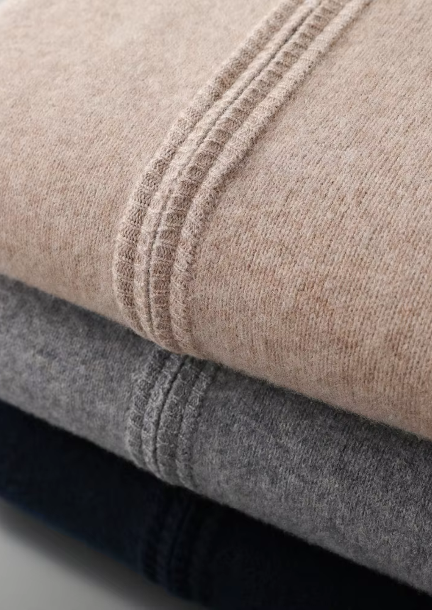SIGNATURE MERIFIELD™ TWO-TONE ZIP CARDIGAN