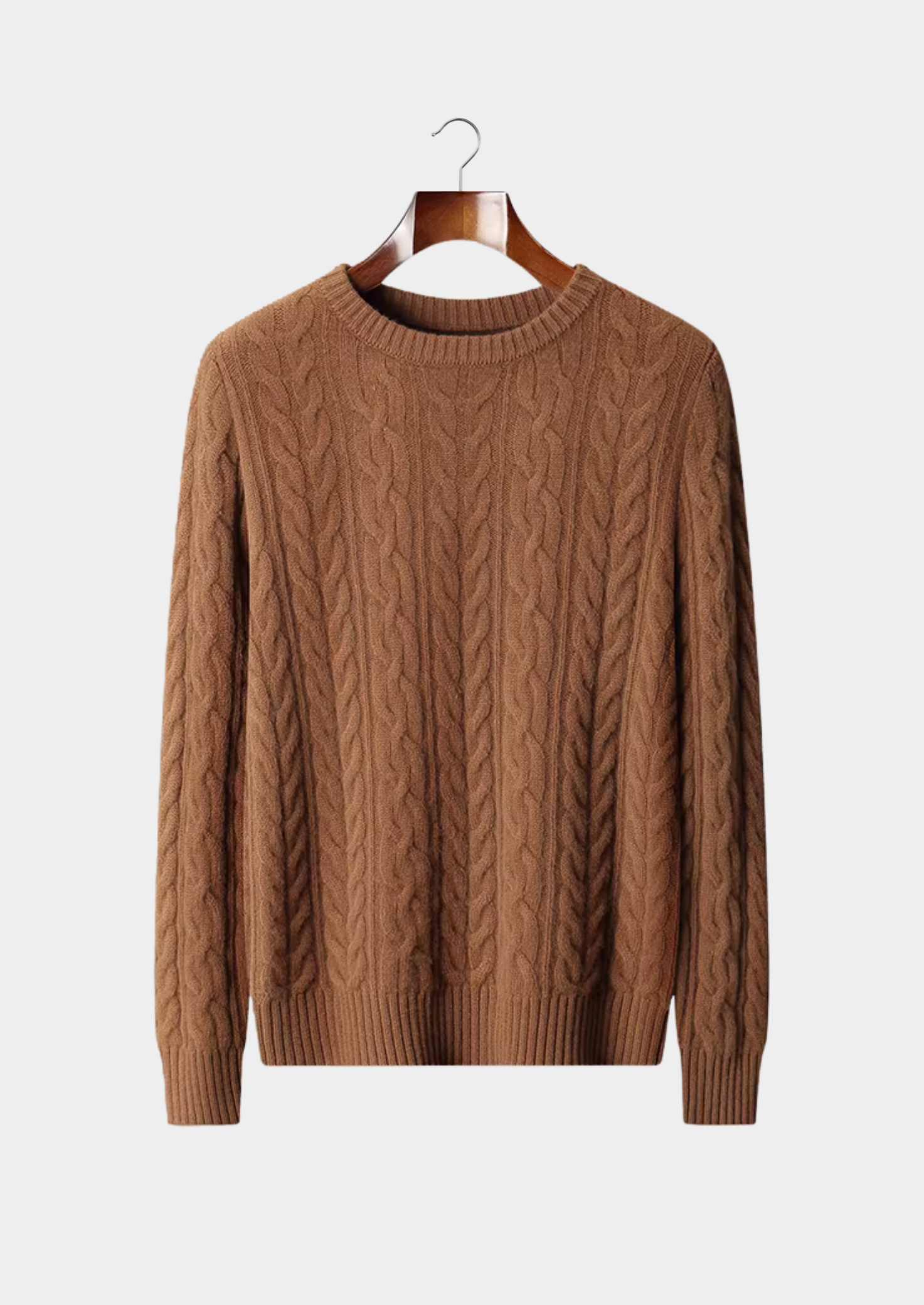 SIGNATURE MERIFIELD™ CABLE KNIT CREWNECK