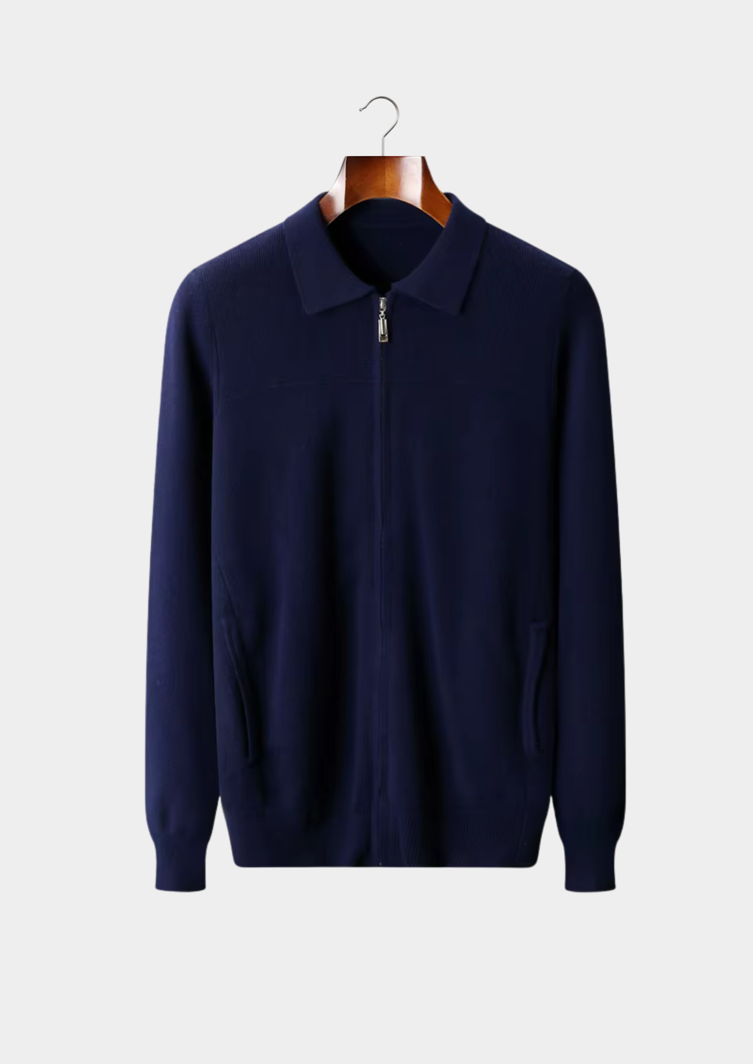 SIGNATURE MERIFIELD™ RIBBED POLO CARDIGAN
