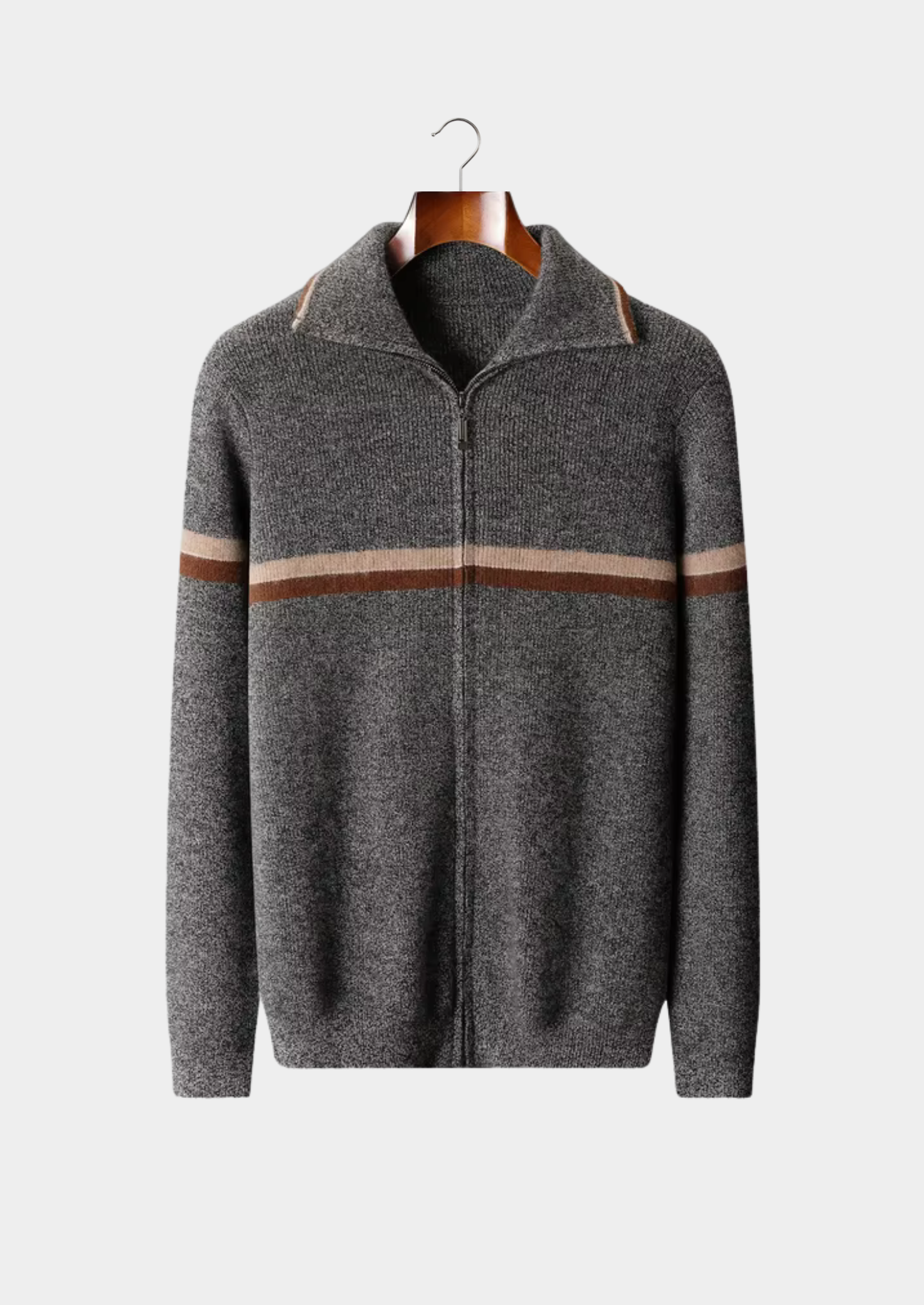 HERITAGE VELWICK™ STRIPED ZIP CARDIGAN
