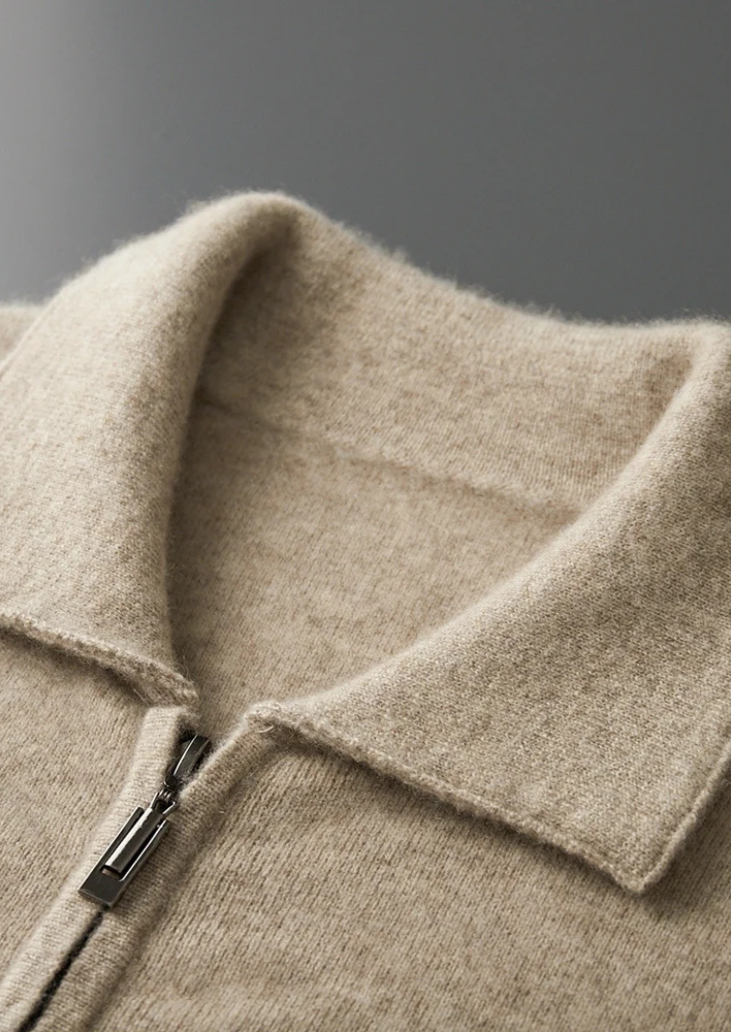 MAISON CASHCRAFT™ ZIP POLO CARDIGAN