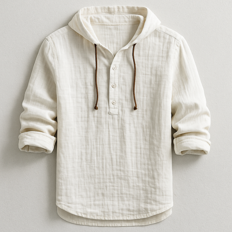 Vincenzo Aureli™ | Camicia in Lino con Cappuccio