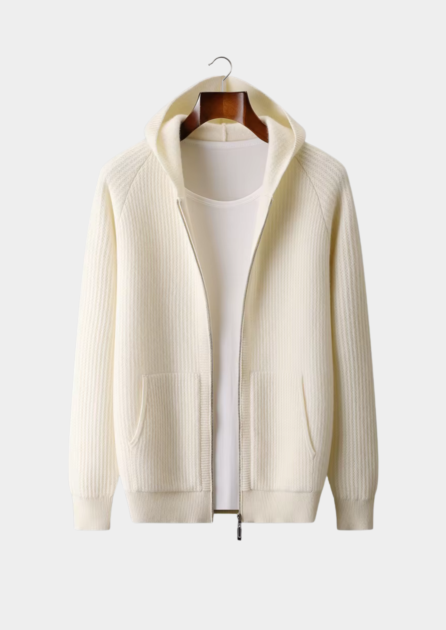 SIGNATURE MERIFIELD™ RIBBED ZIPPER HOODIE