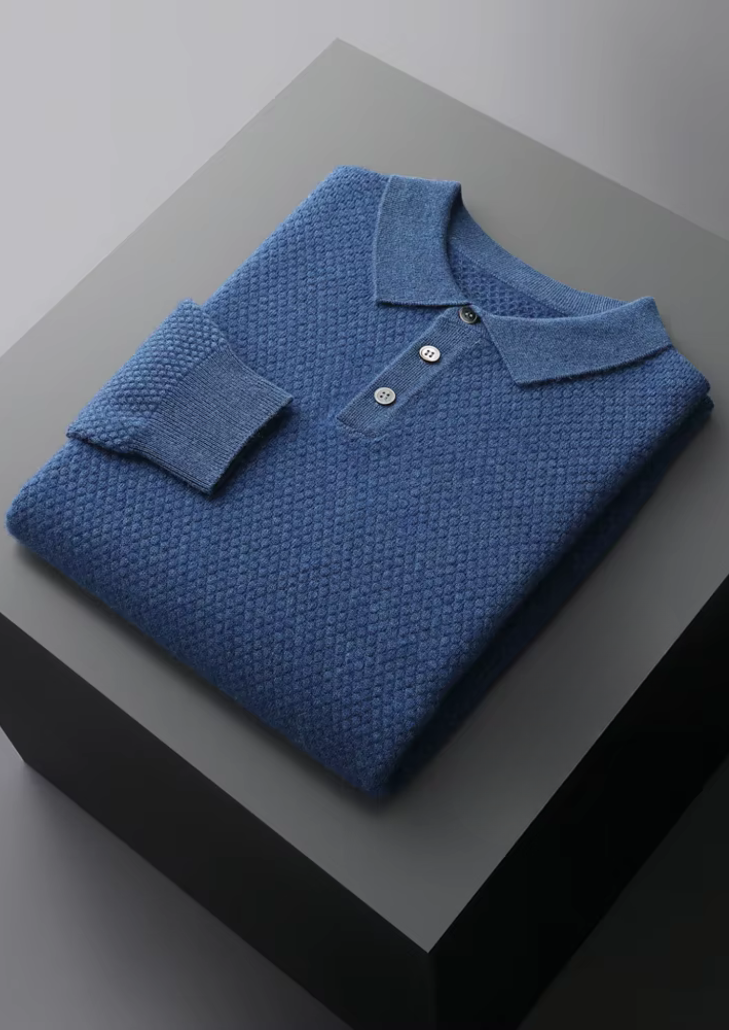MAISON CASHCRAFT™ TEXTURED SWEATER POLO