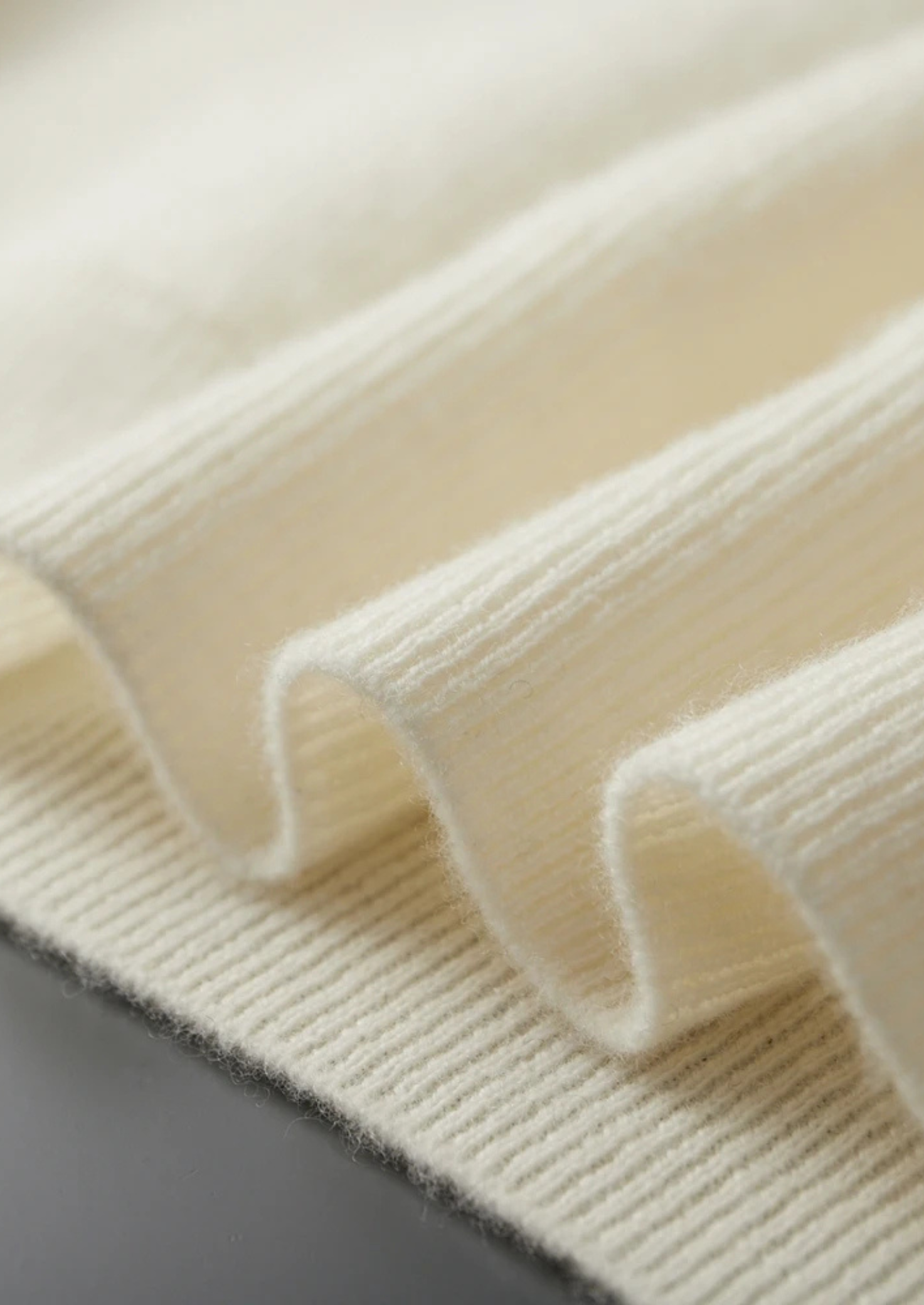 MAISON CASHCRAFT™ RIBBED HALF-ZIP SWEATER