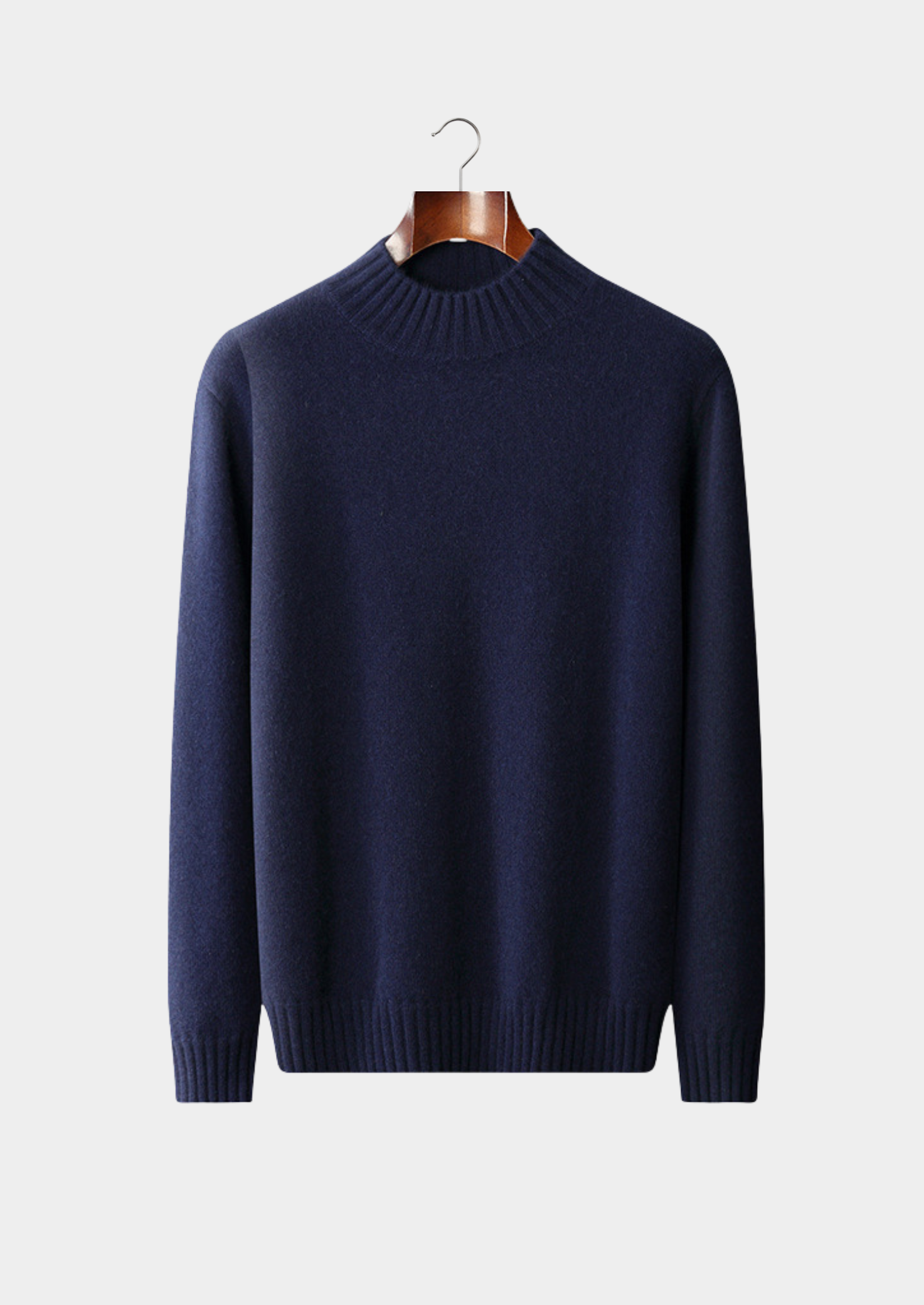 HERITAGE VELWICK™ LIGHT GRAY MOCKNECK SWEATER