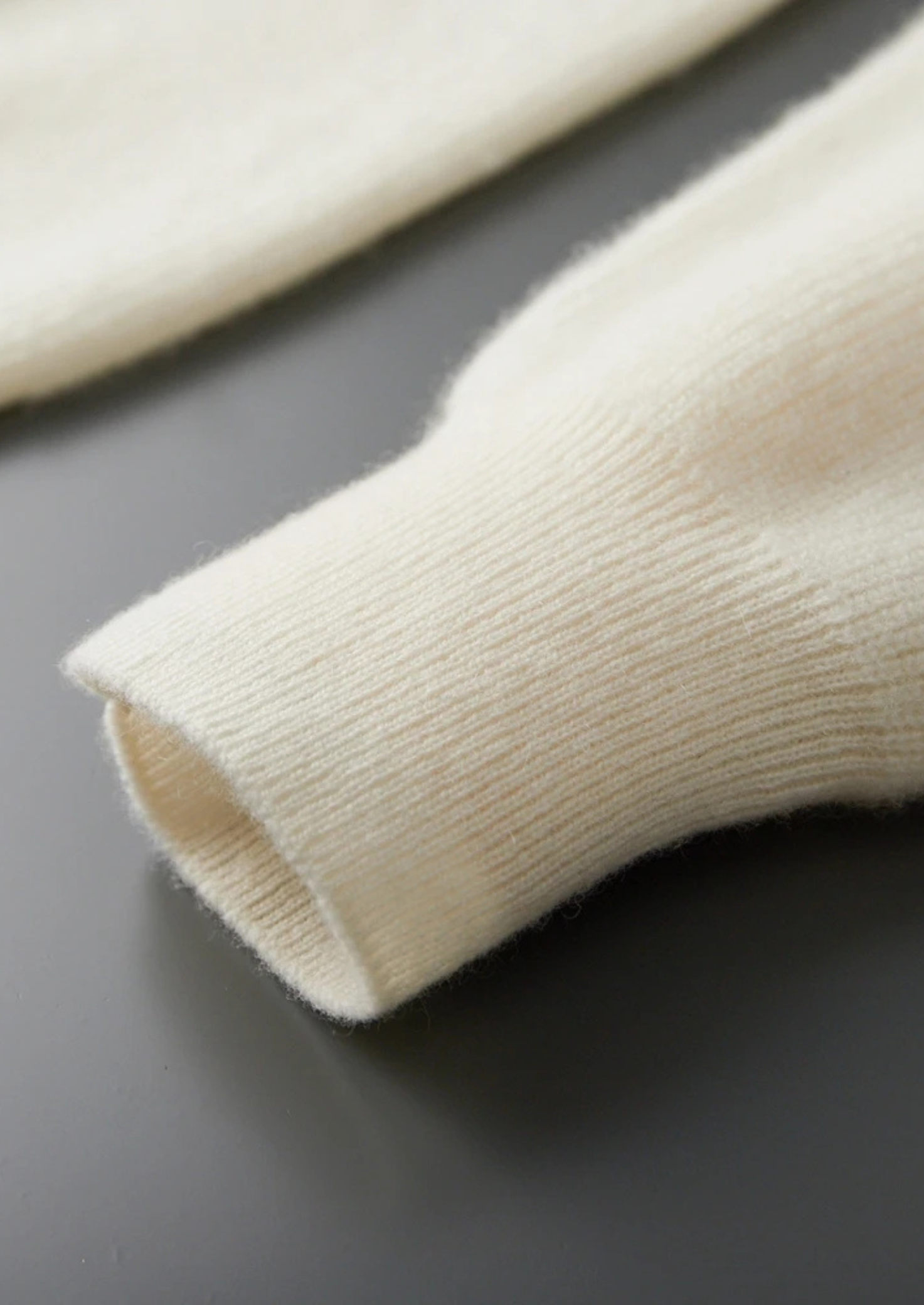 MAISON CASHCRAFT™ RIBBED HALF-ZIP SWEATER