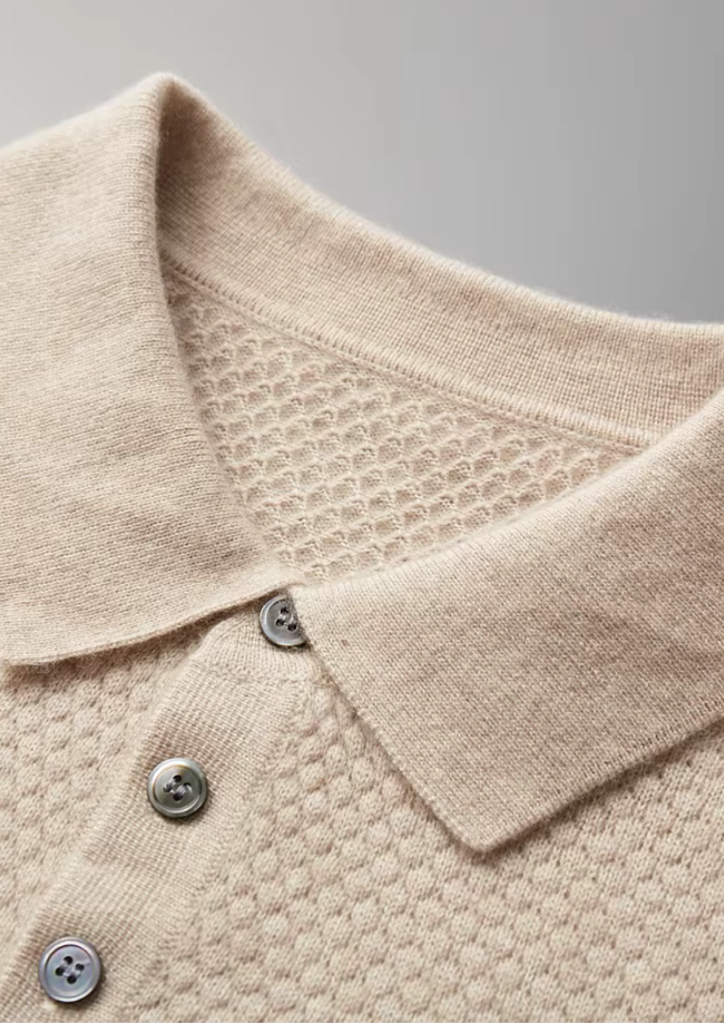 MAISON CASHCRAFT™ TEXTURED SWEATER POLO
