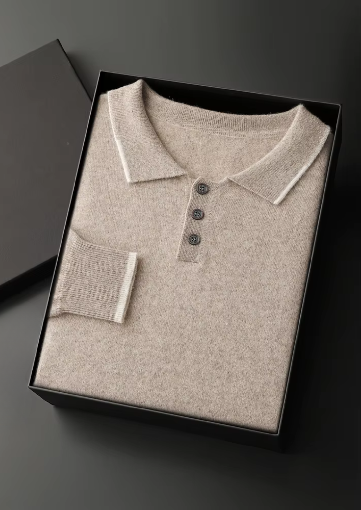 MAISON CASHCRAFT™ TWO TONE BUTTON POLO