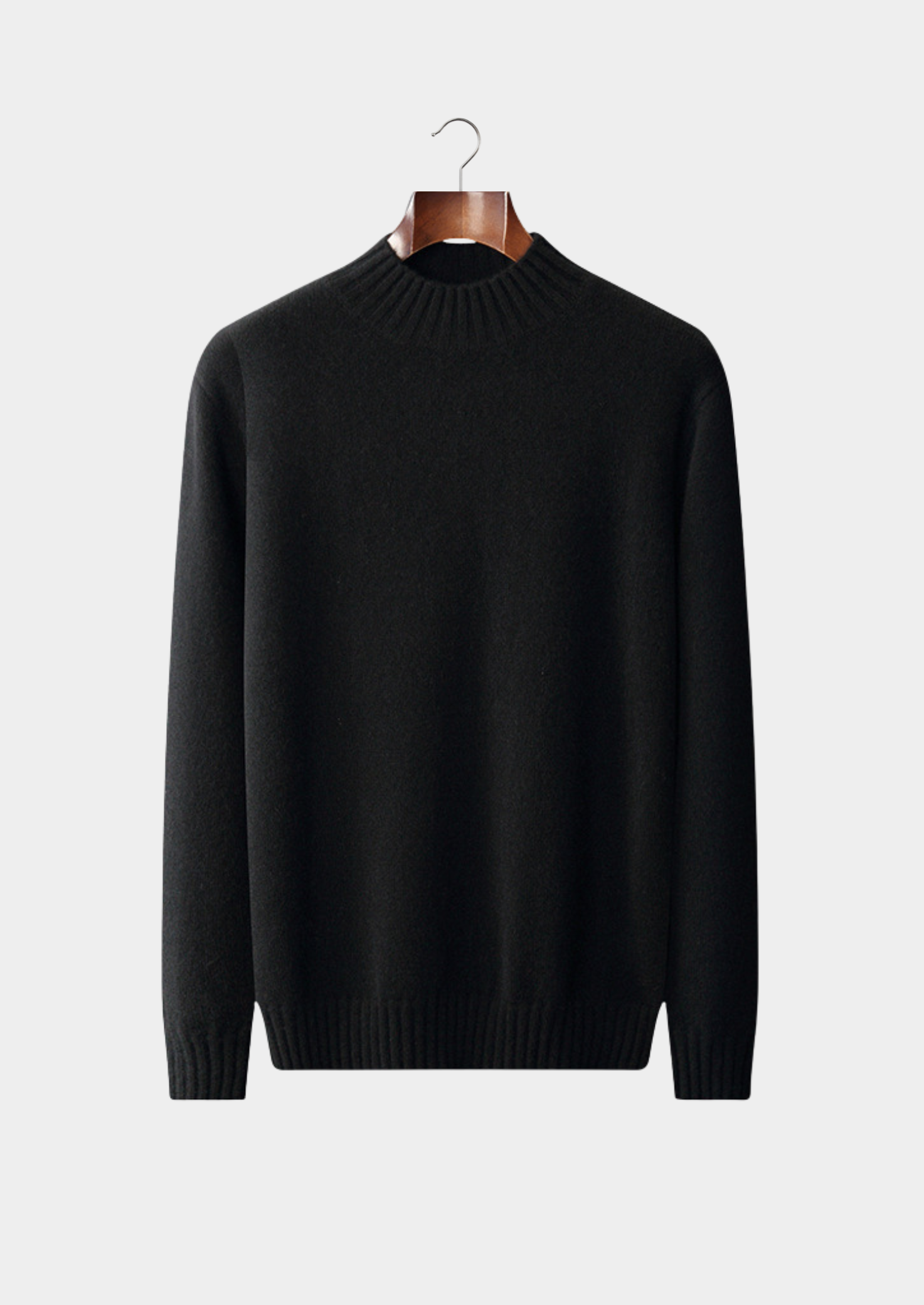 HERITAGE VELWICK™ LIGHT GRAY MOCKNECK SWEATER