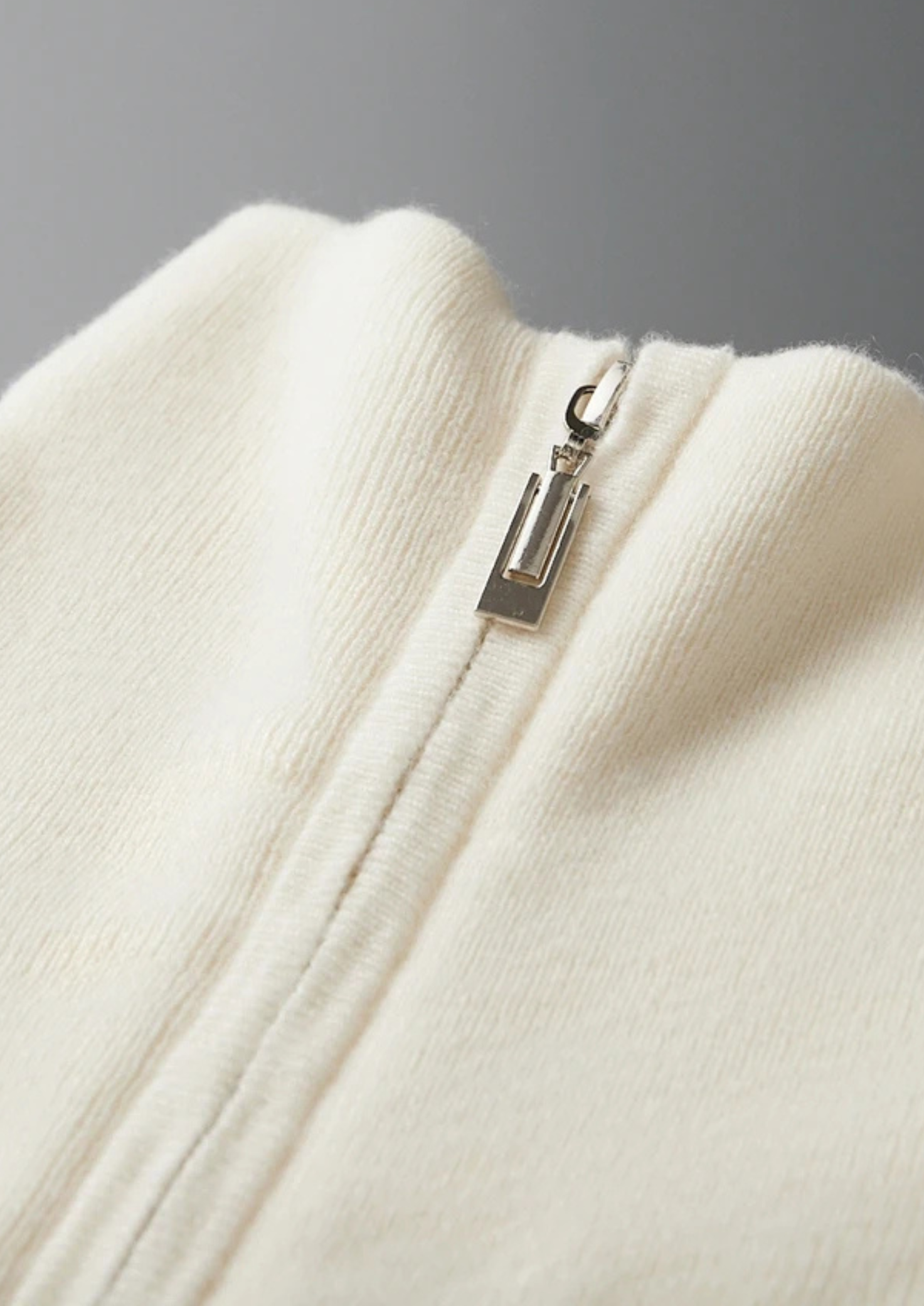 MAISON CASHCRAFT™ RIBBED HALF-ZIP SWEATER