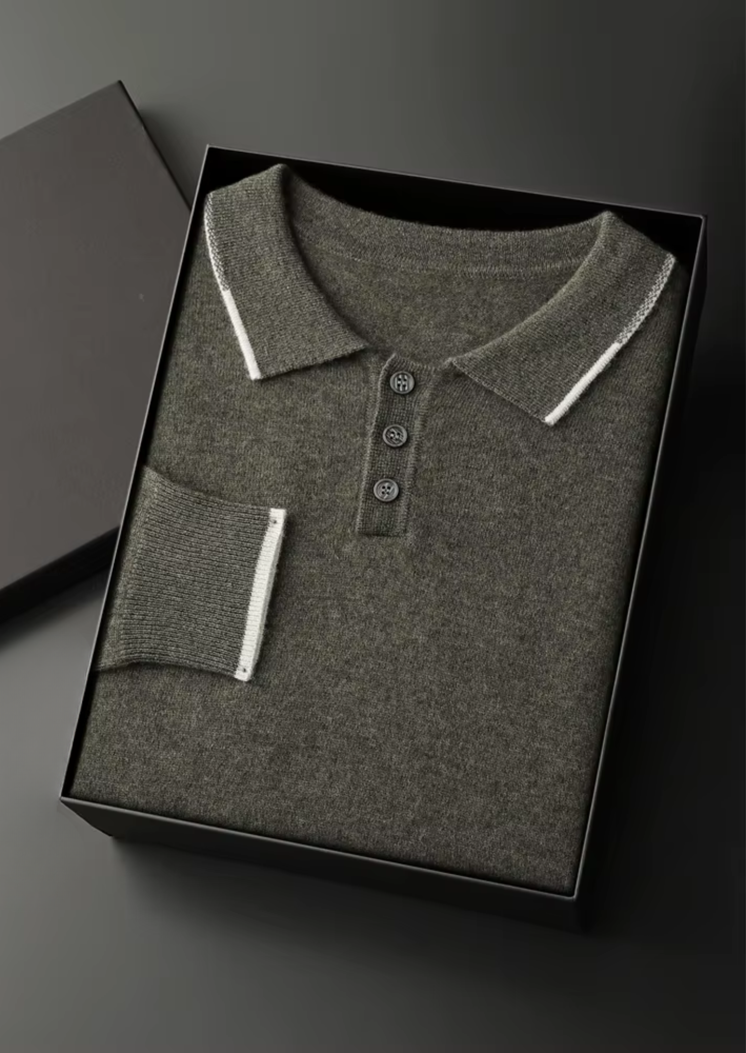 MAISON CASHCRAFT™ TWO TONE BUTTON POLO