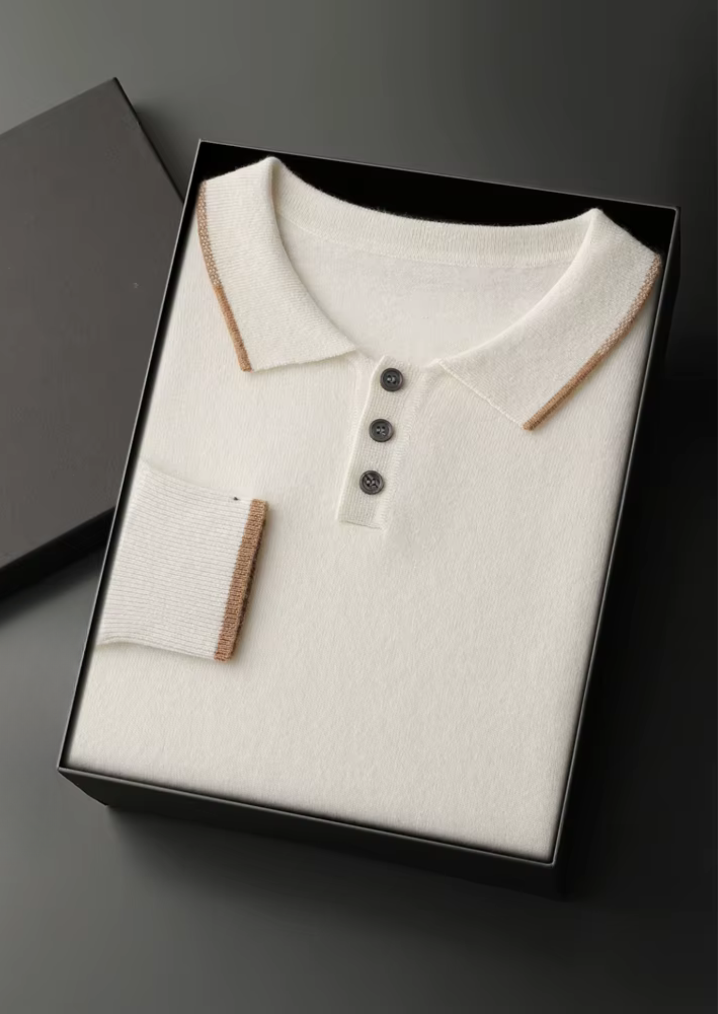MAISON CASHCRAFT™ TWO TONE BUTTON POLO