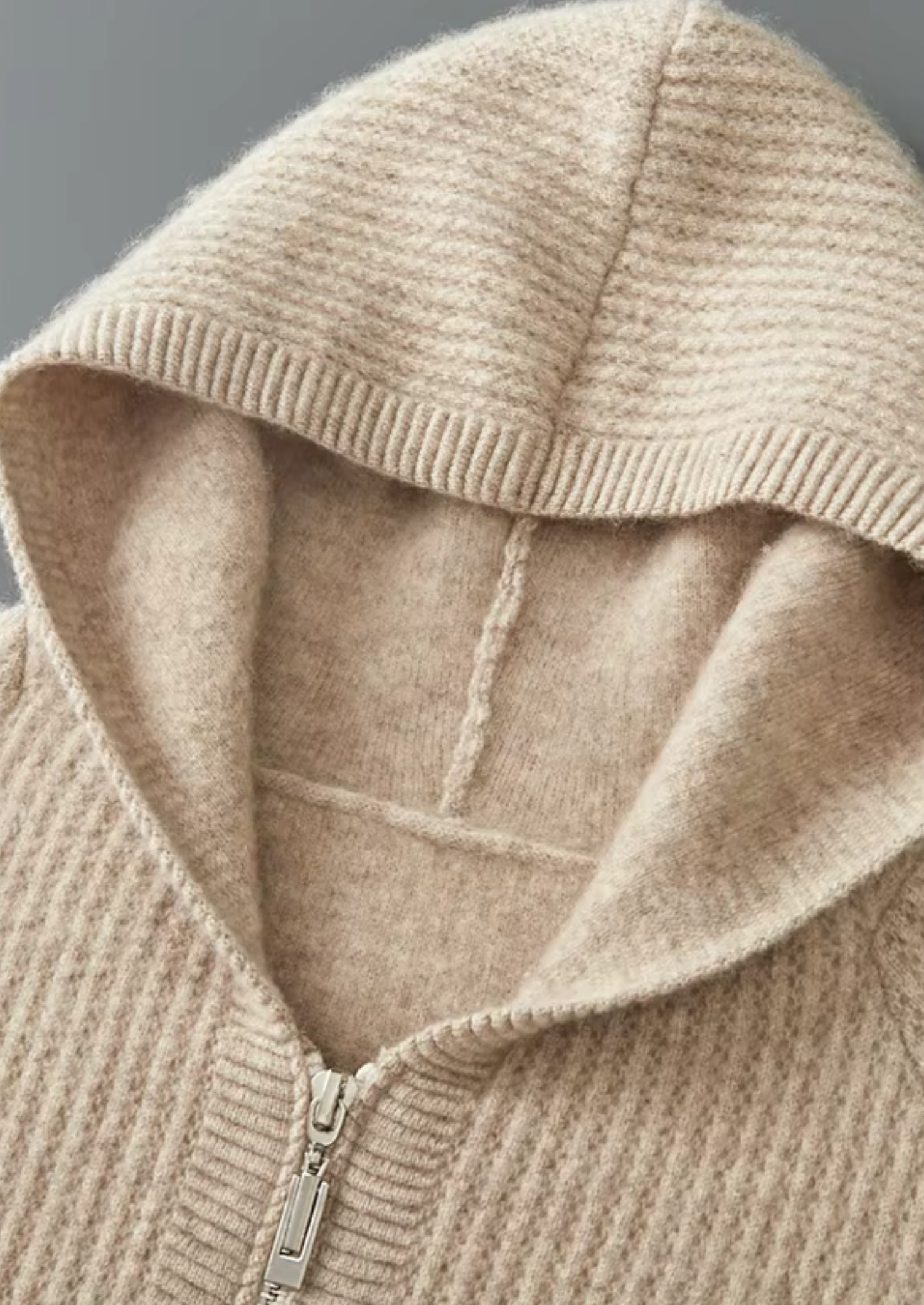 SIGNATURE MERIFIELD™ RIBBED ZIPPER HOODIE