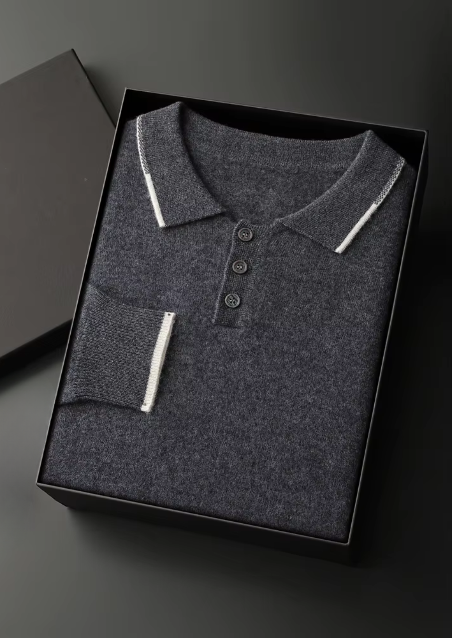 MAISON CASHCRAFT™ TWO TONE BUTTON POLO