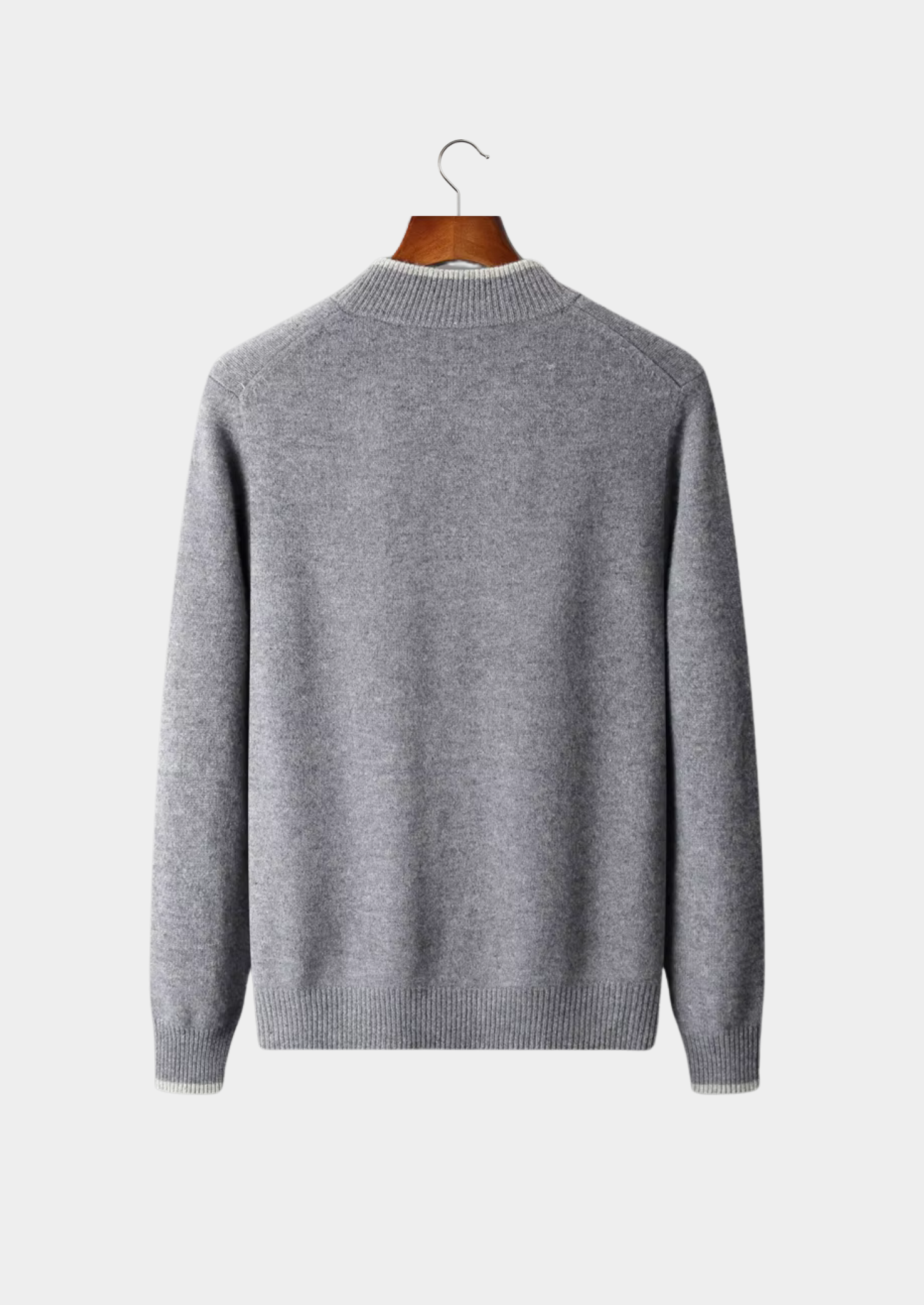 SIGNATURE MERIFIELD™ TWO-TONE ZIP CARDIGAN