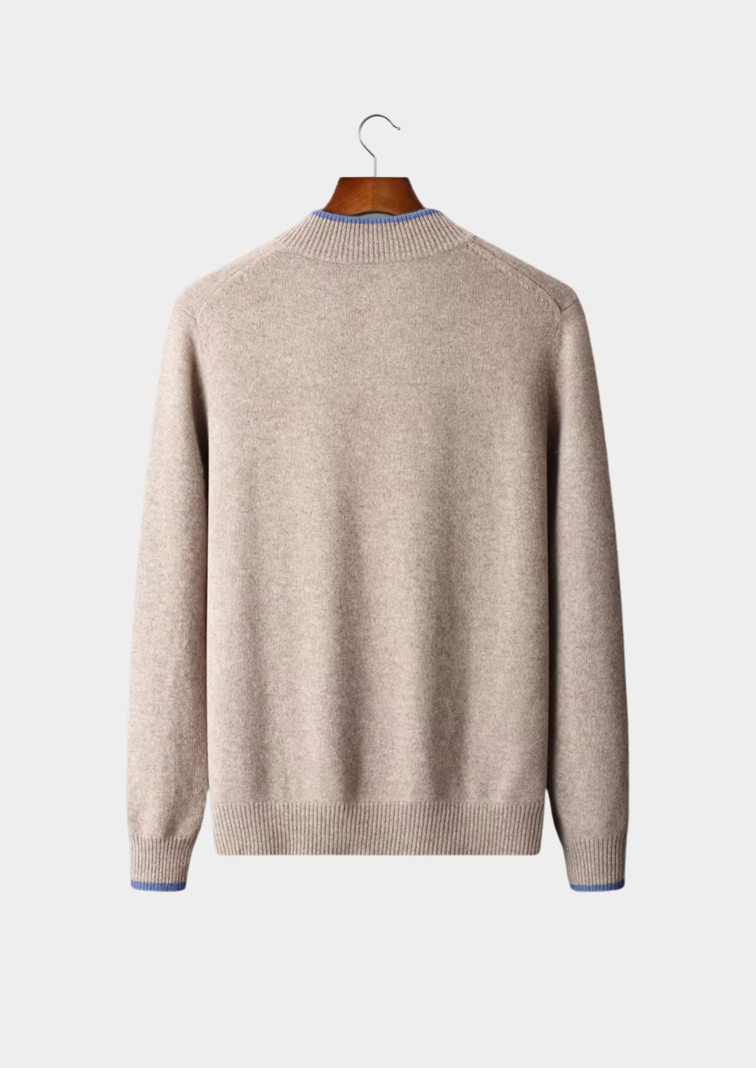 SIGNATURE MERIFIELD™ TWO-TONE ZIP CARDIGAN