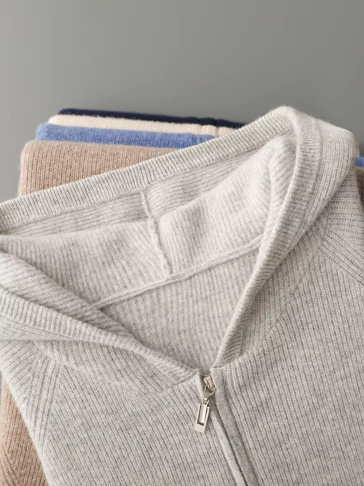 SIGNATURE MERIFIELD™ RIBBED ZIP HOODIE