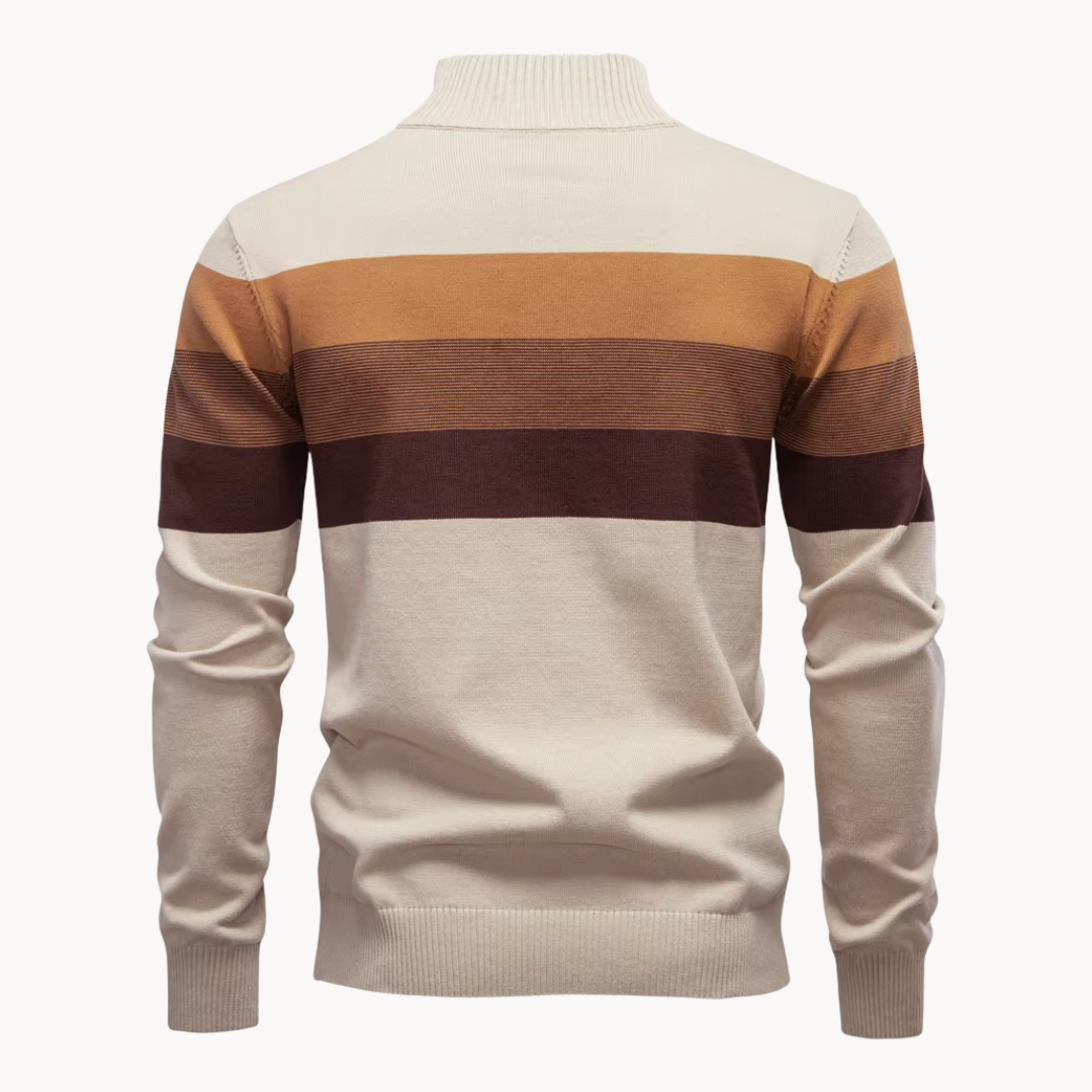 Vincenzo Aureli™ | Maglia in Cotone con Zip