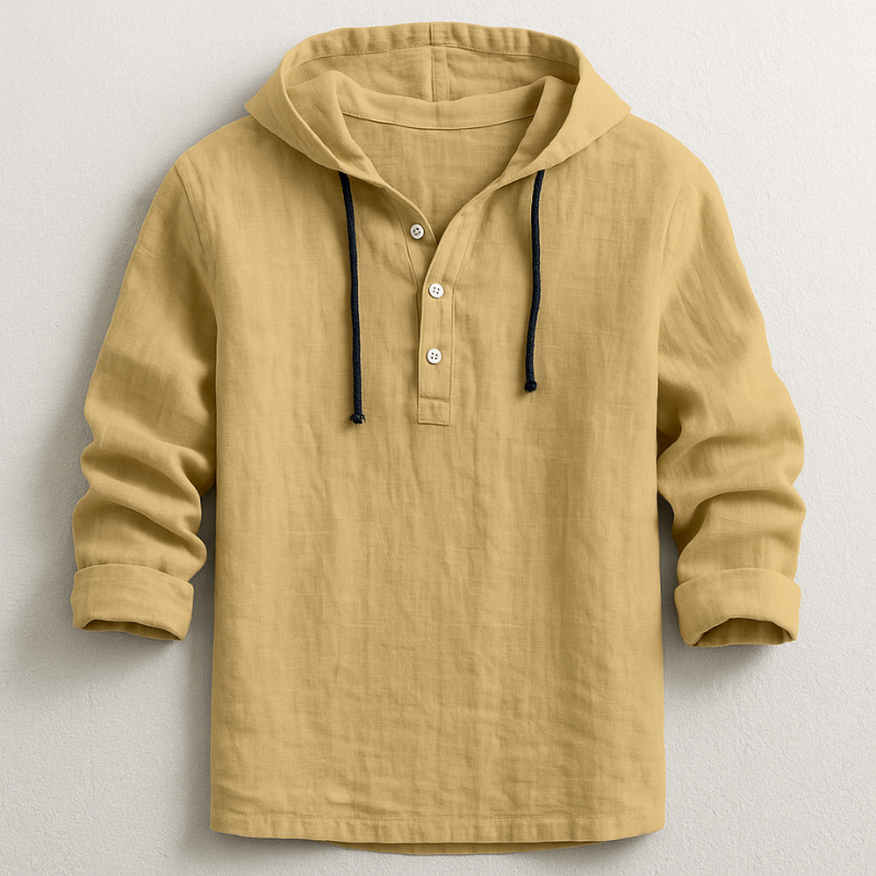Vincenzo Aureli™ | Camicia in Lino con Cappuccio